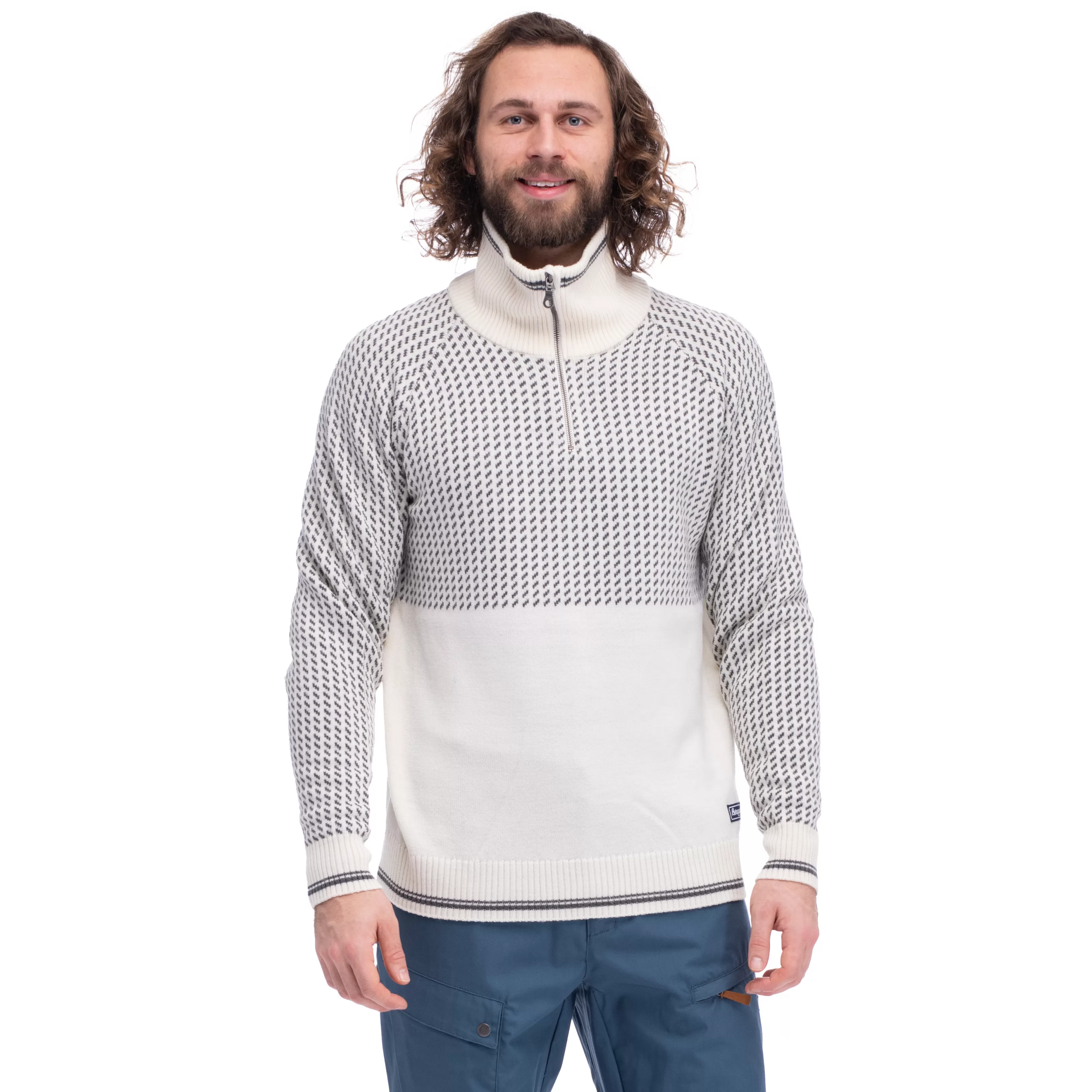 Bergans Alvdal Wool Half Zip - ^ Wool | Jumpers and long sleeves