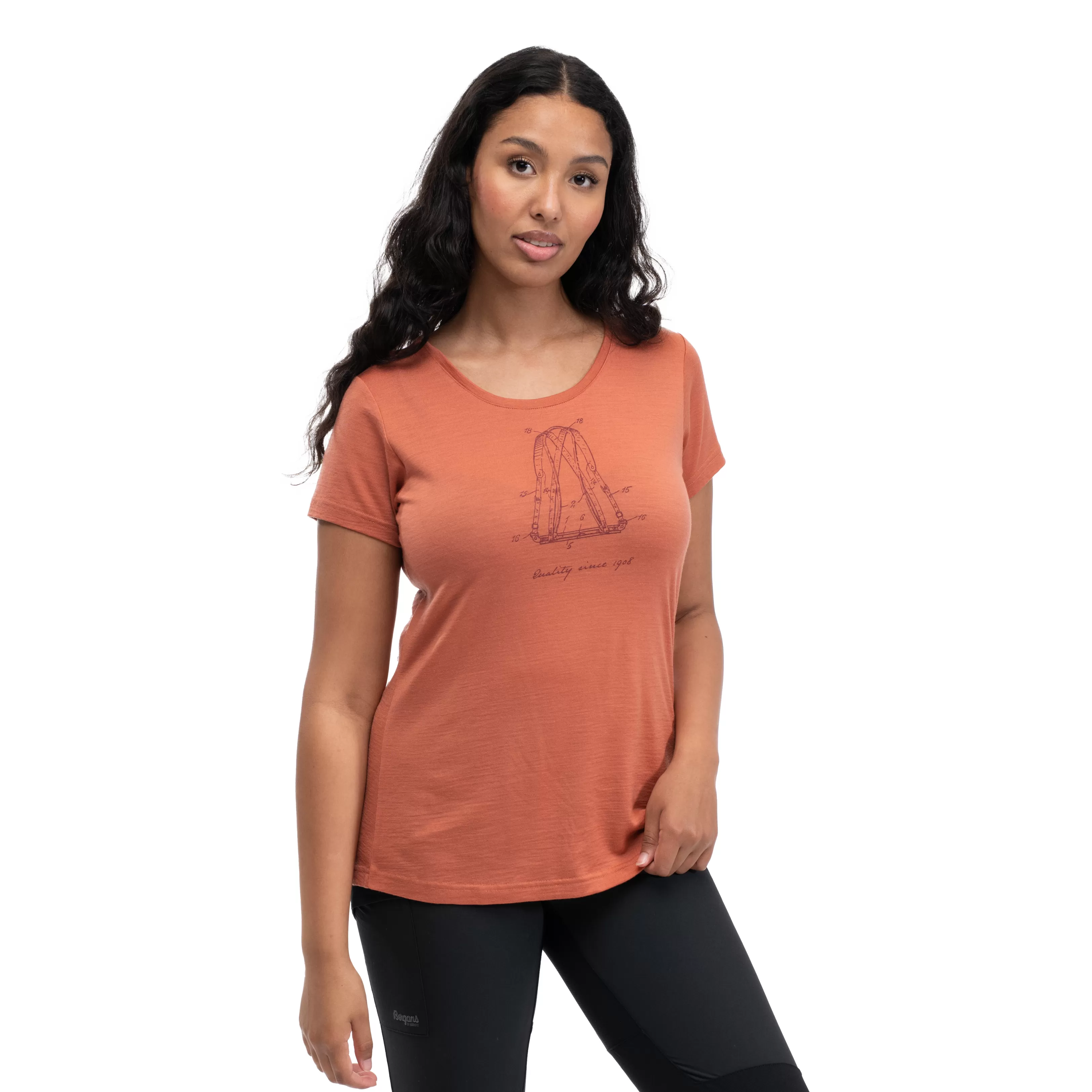 Bergans Graphic Wool W Tee - ^Women Wool t-shirts and tops | T-shirts