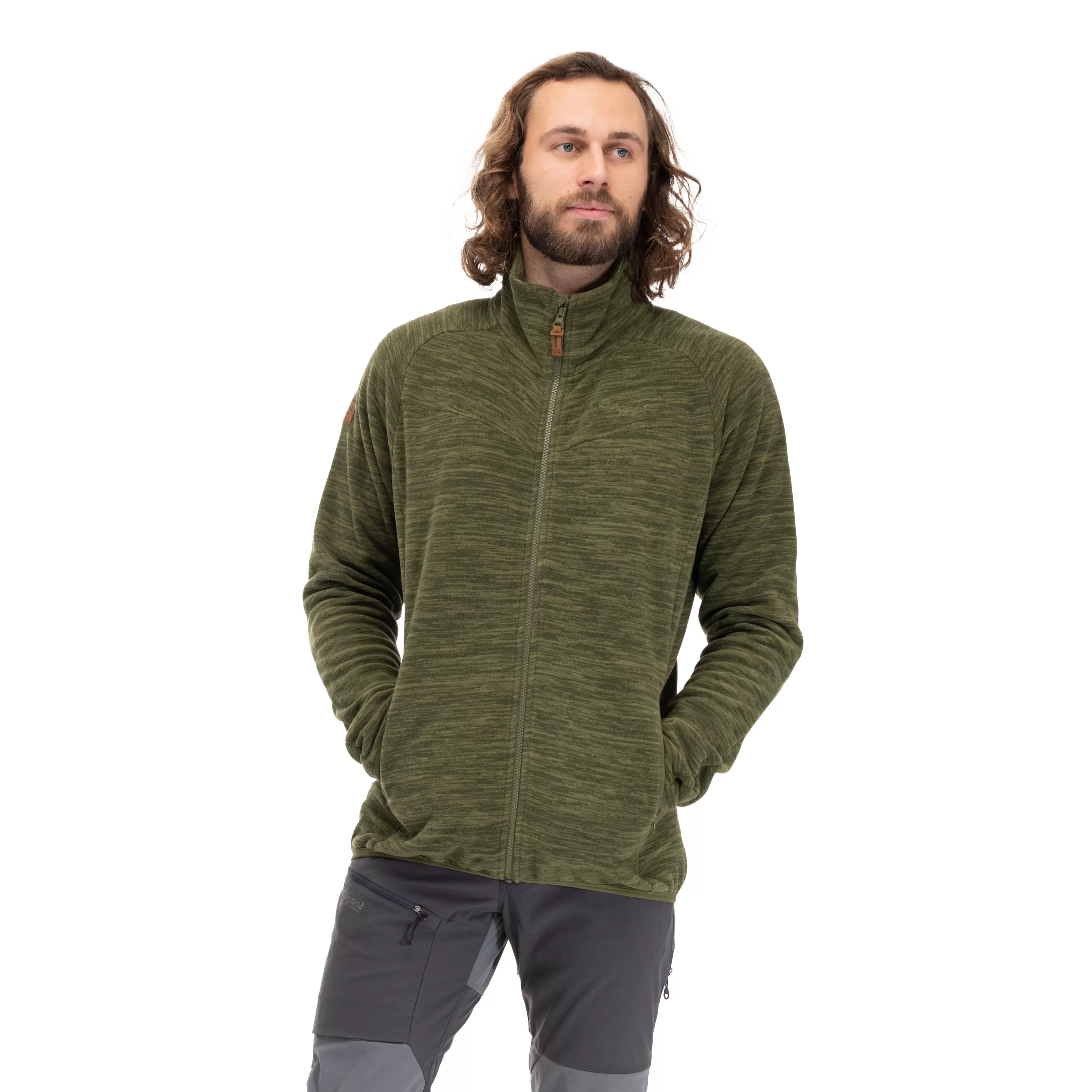 Bergans Hareid Fleece Jacket NoHood - ^ Fleece