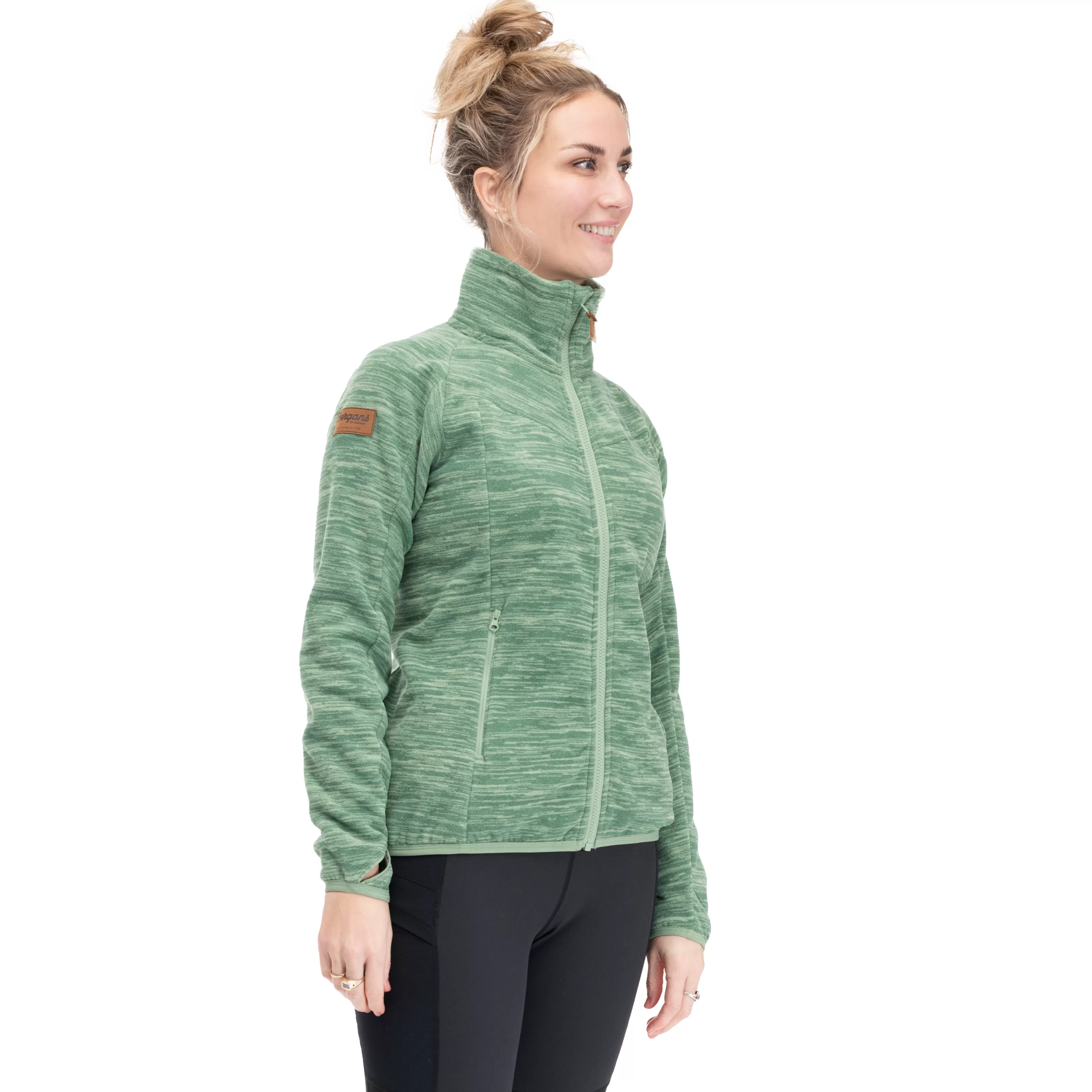 Bergans Hareid Fleece W Jacket NoHood - ^Women Fleece