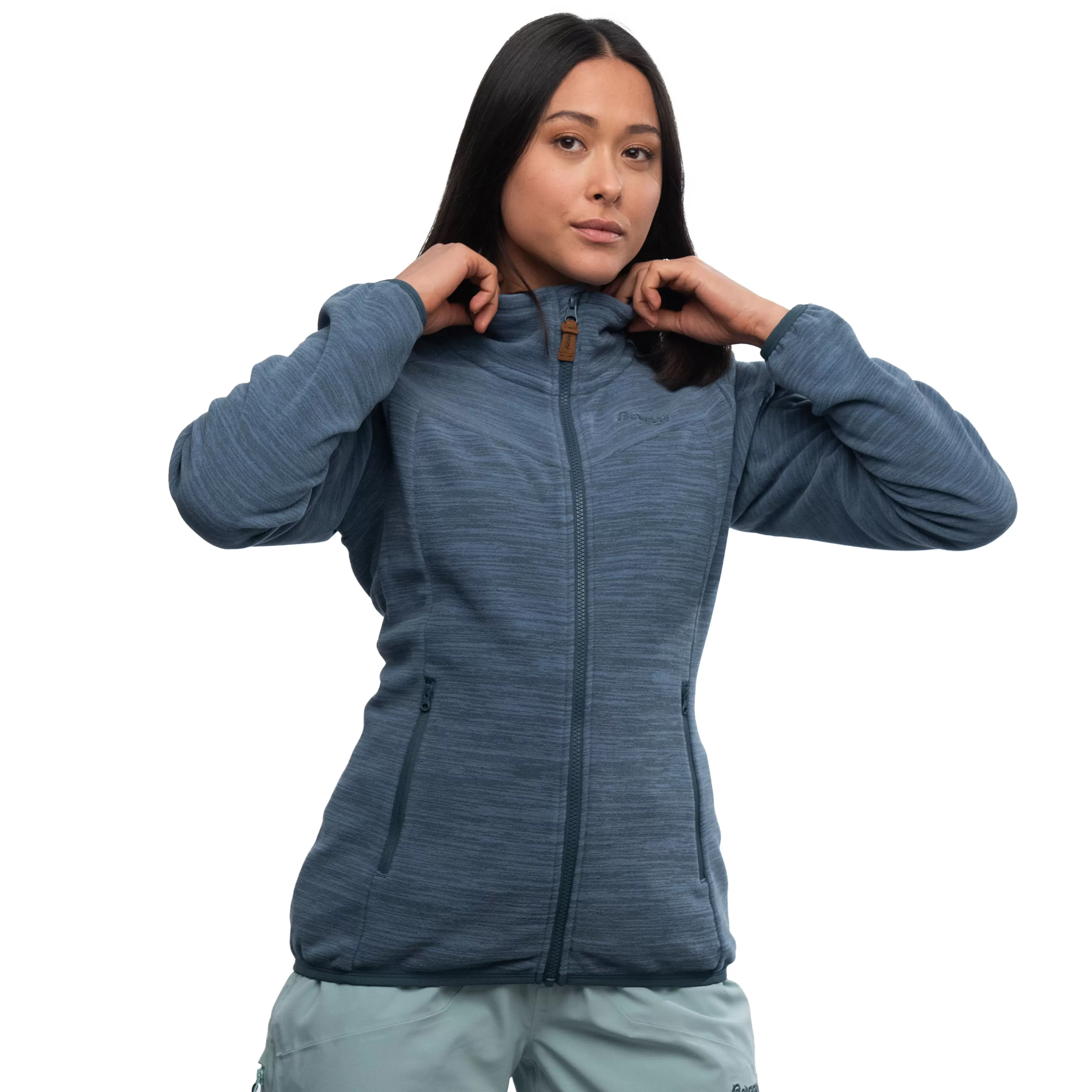 Bergans Hareid Fleece W Jacket NoHood - ^Women Fleece