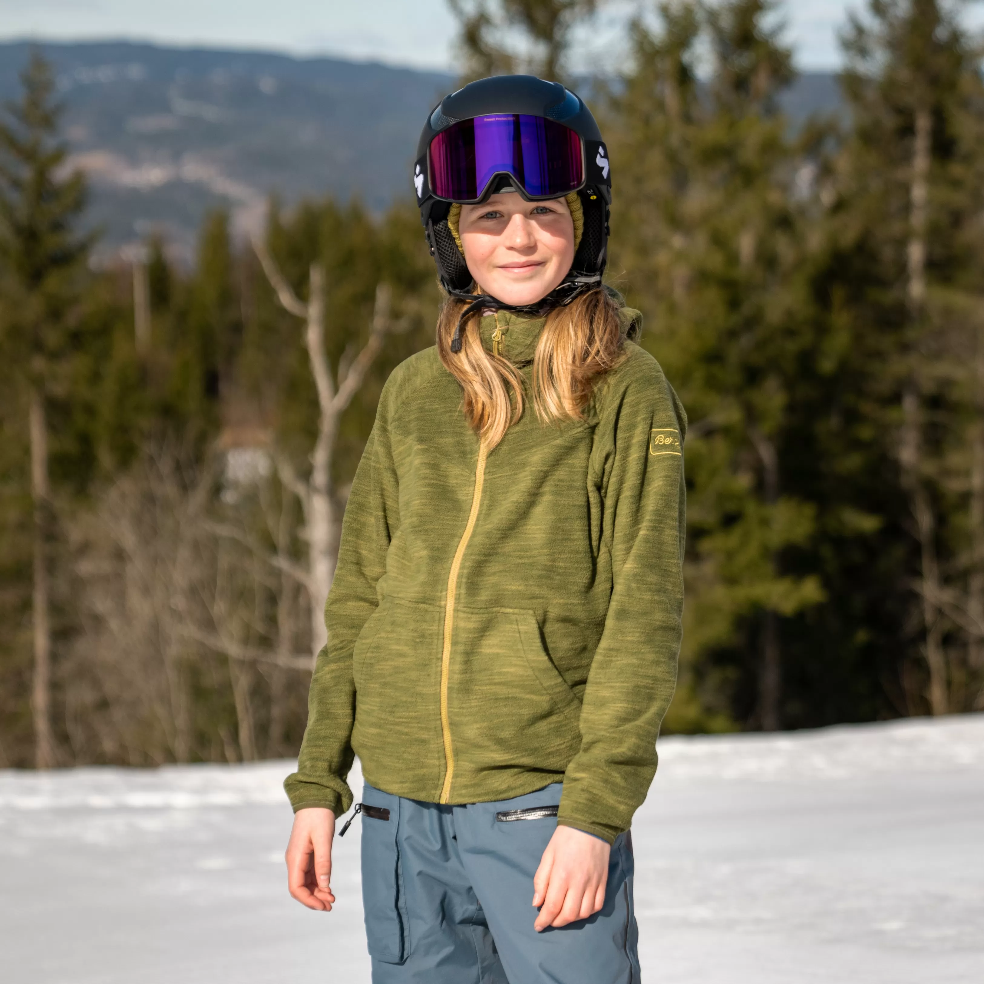 Bergans Hareid Youth Girl Jacket - ^Kids Midlayers