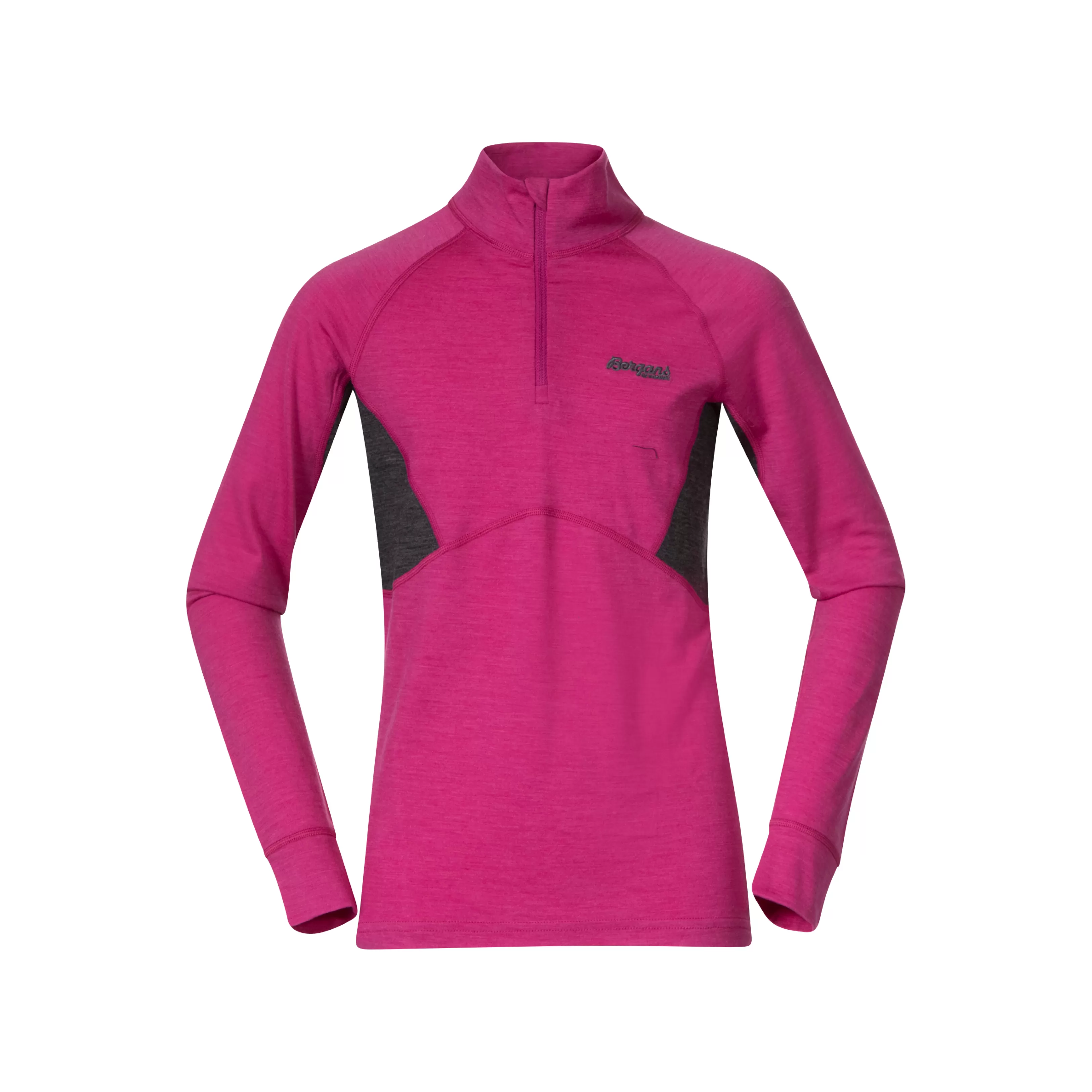 Bergans Inner:Pure Youth Half Zip - ^Kids Wool baselayers