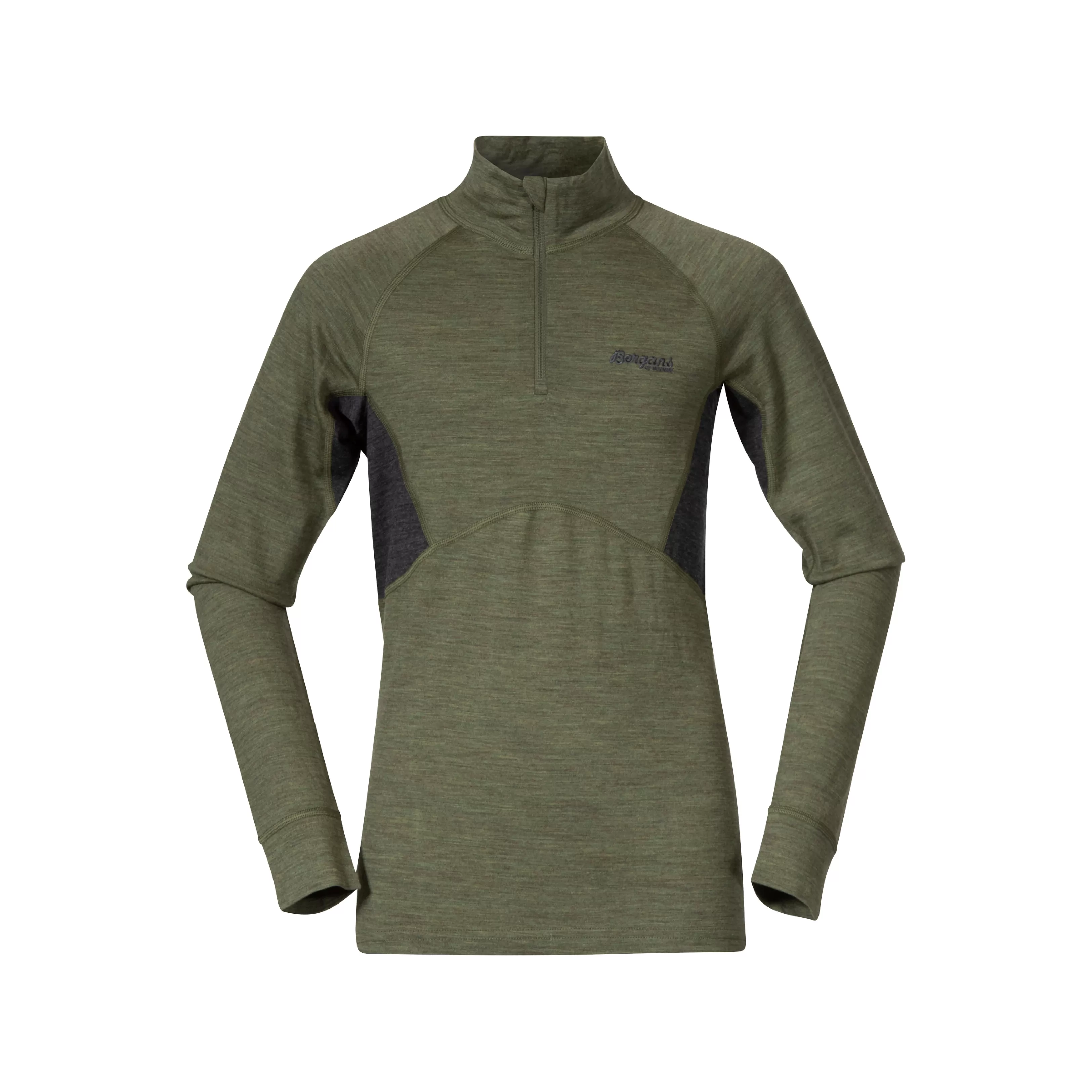 Bergans Inner:Pure Youth Half Zip - ^Kids Wool baselayers