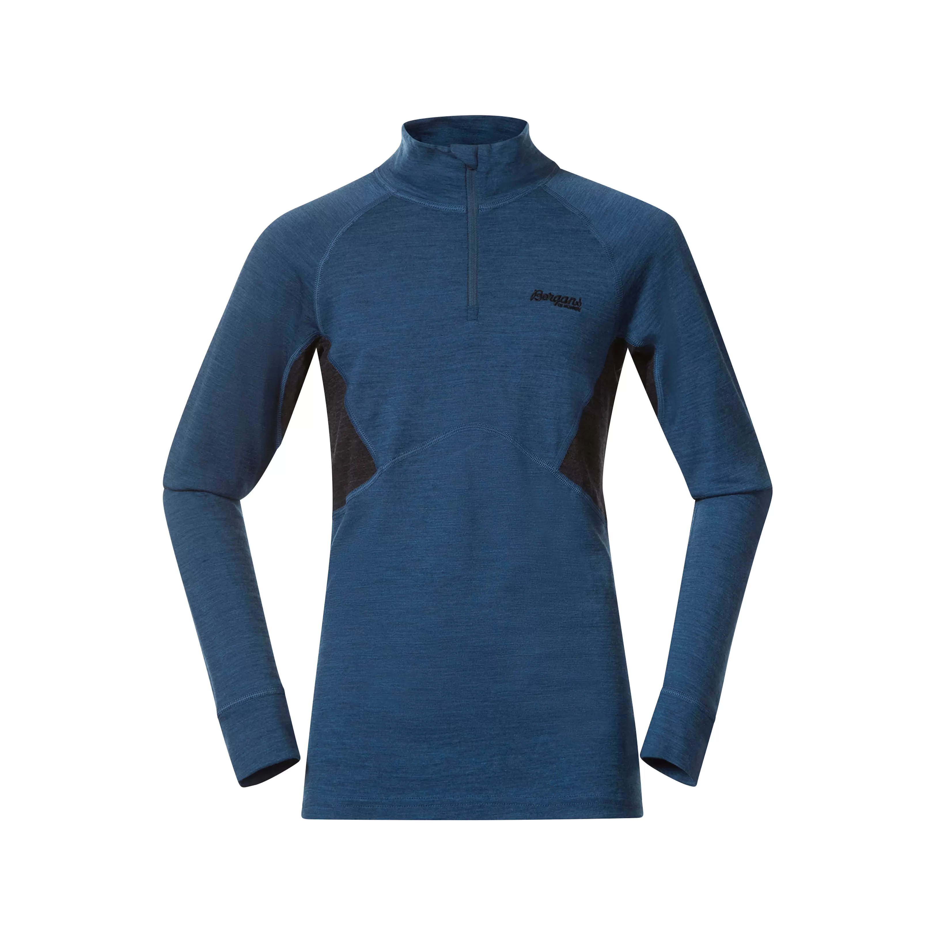 Bergans Inner:Pure Youth Half Zip - ^Kids Wool baselayers