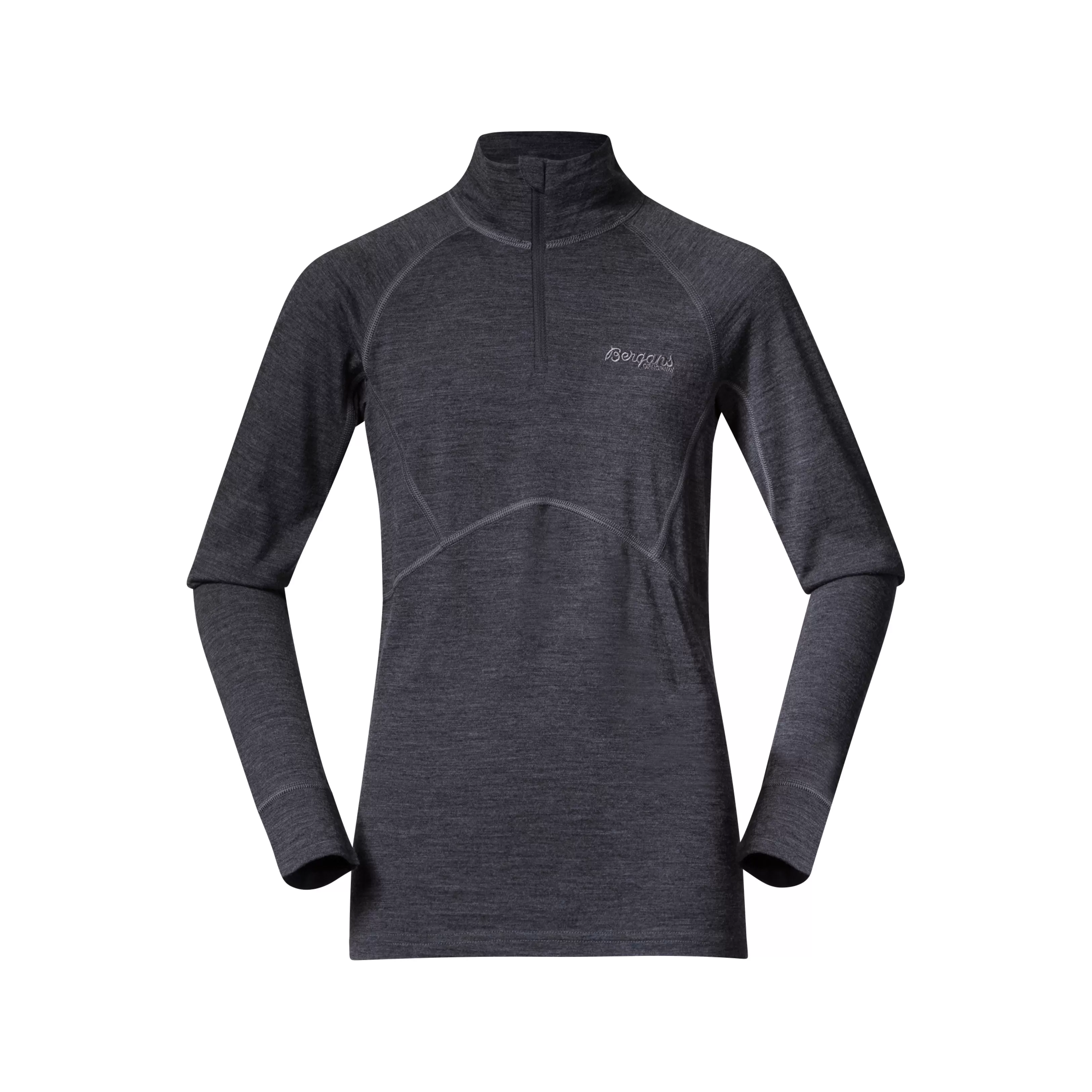 Bergans Inner:Pure Youth Half Zip - ^Kids Wool baselayers