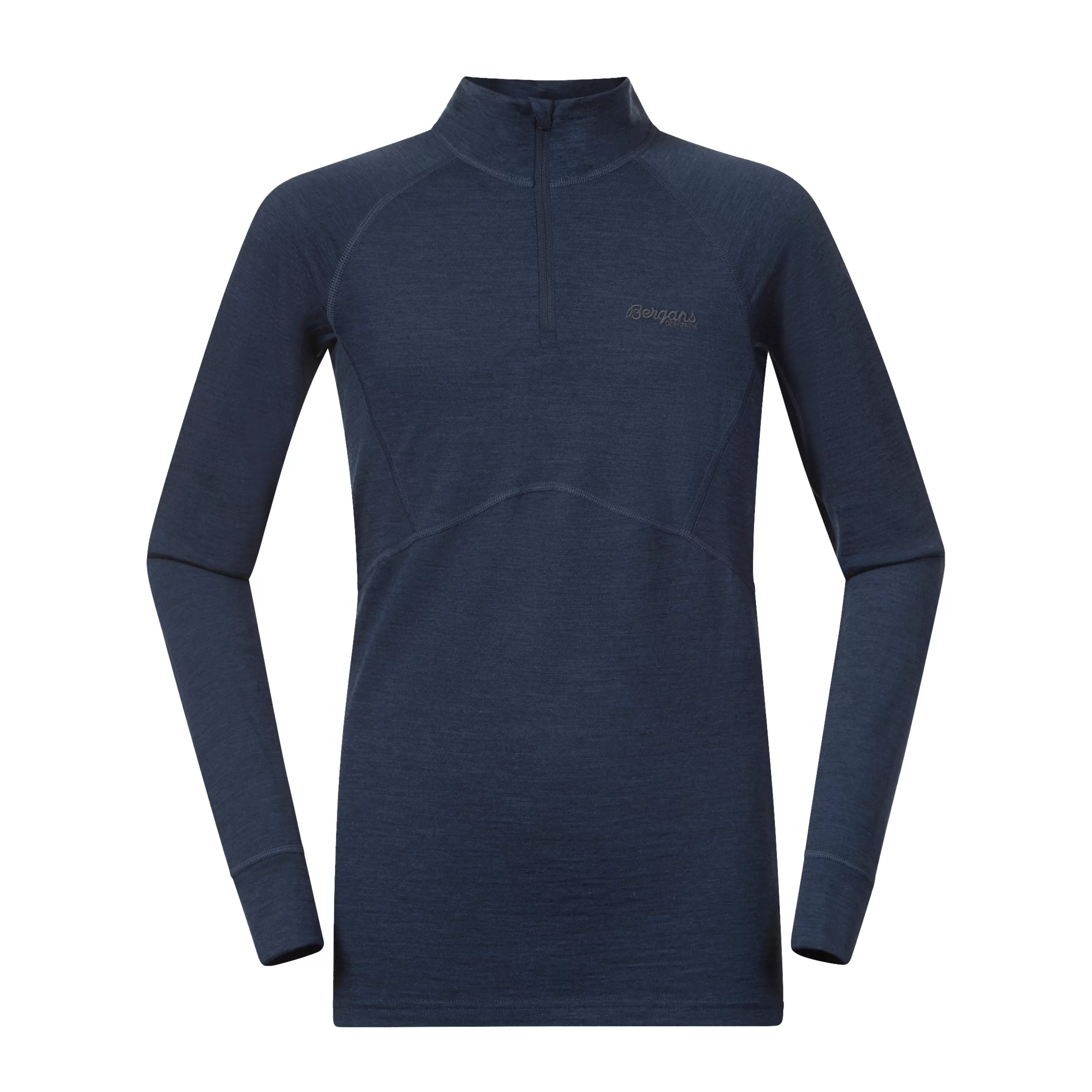 Bergans Inner:Pure Youth Half Zip - ^Kids Wool baselayers