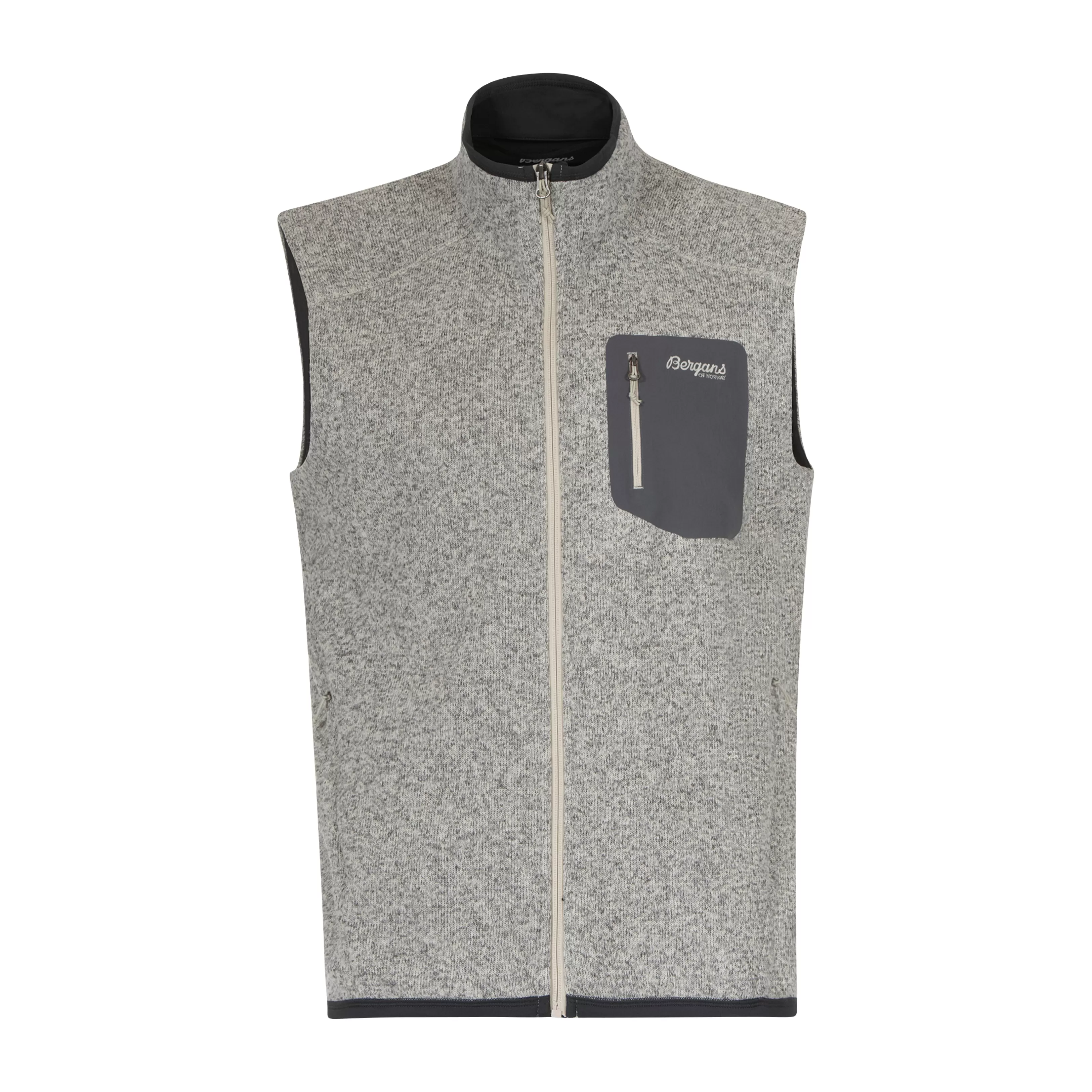 Bergans Kamphaug Knitted Vest Men - ^ Vests | Fleece