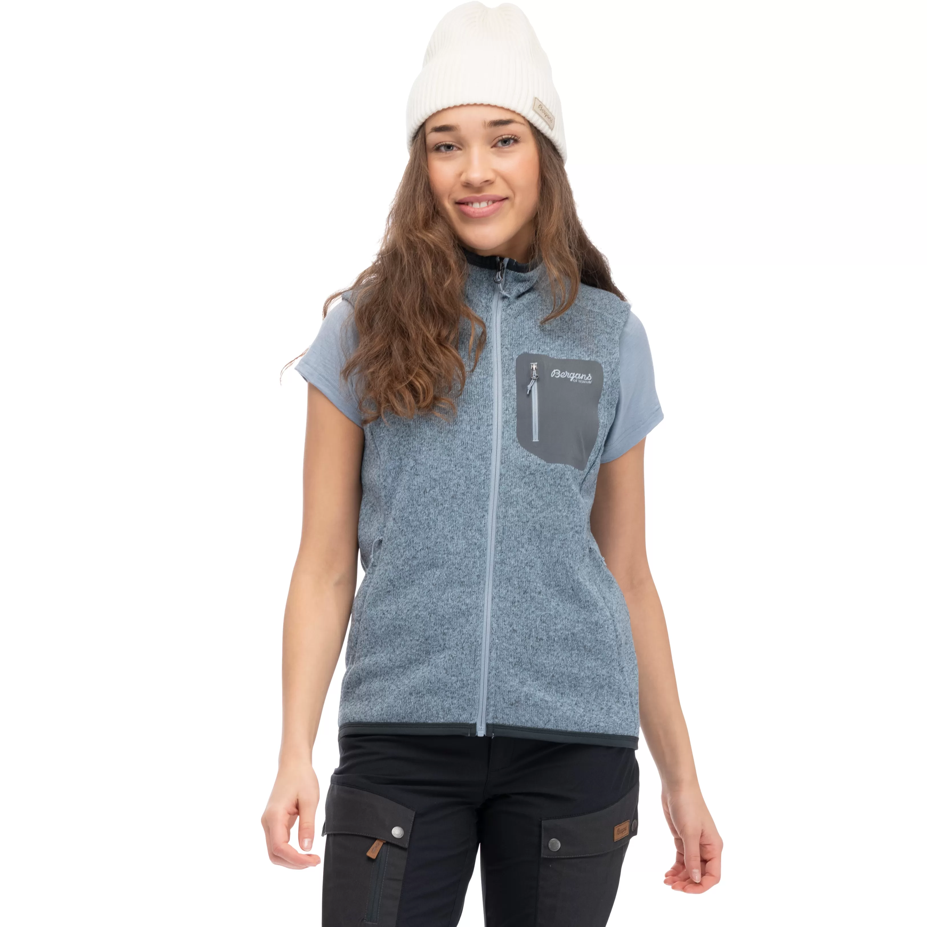 Bergans Kamphaug Knitted Vest Women - ^Women Vests | Fleece