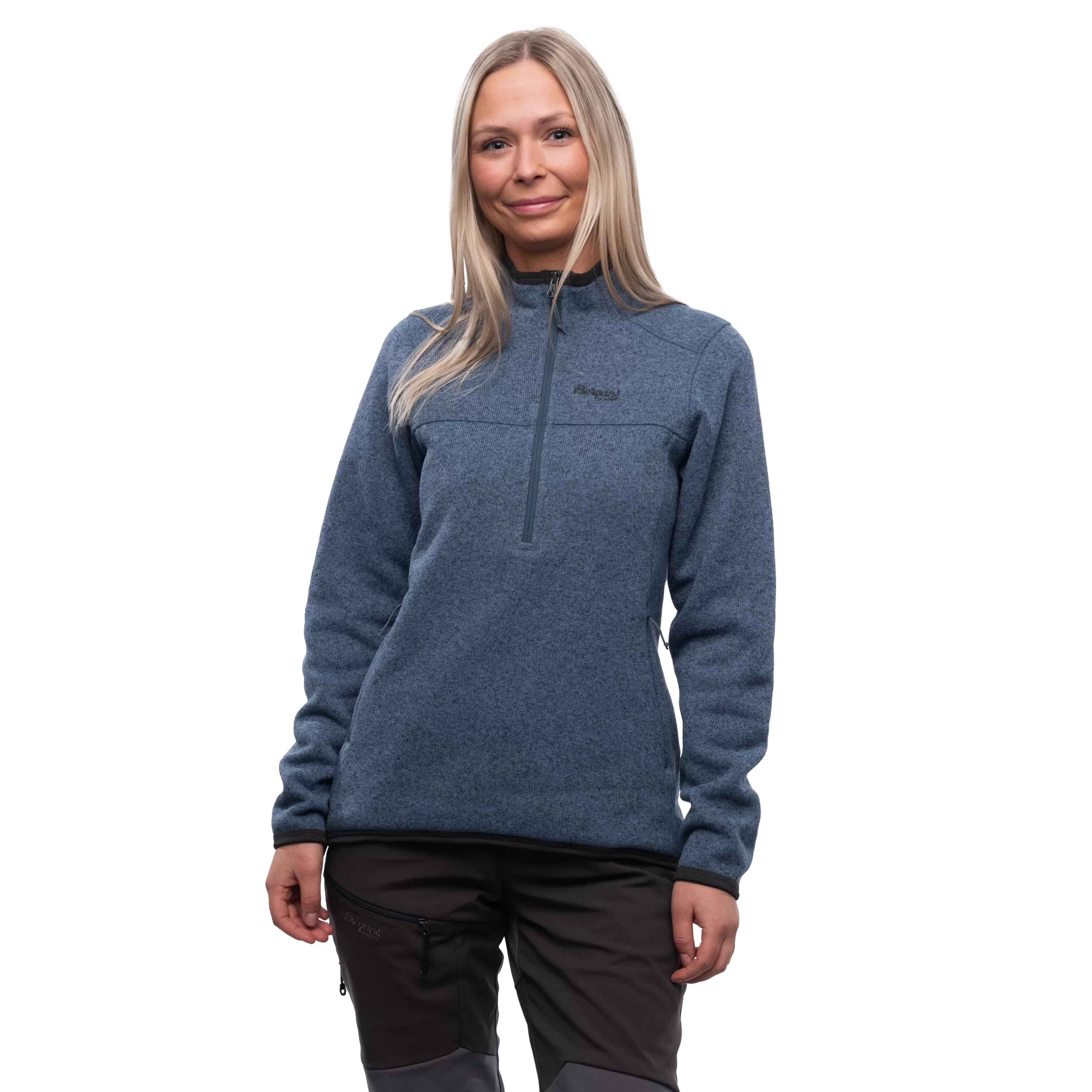 Bergans Kamphaug Knitted W Half Zip - ^Women Fleece