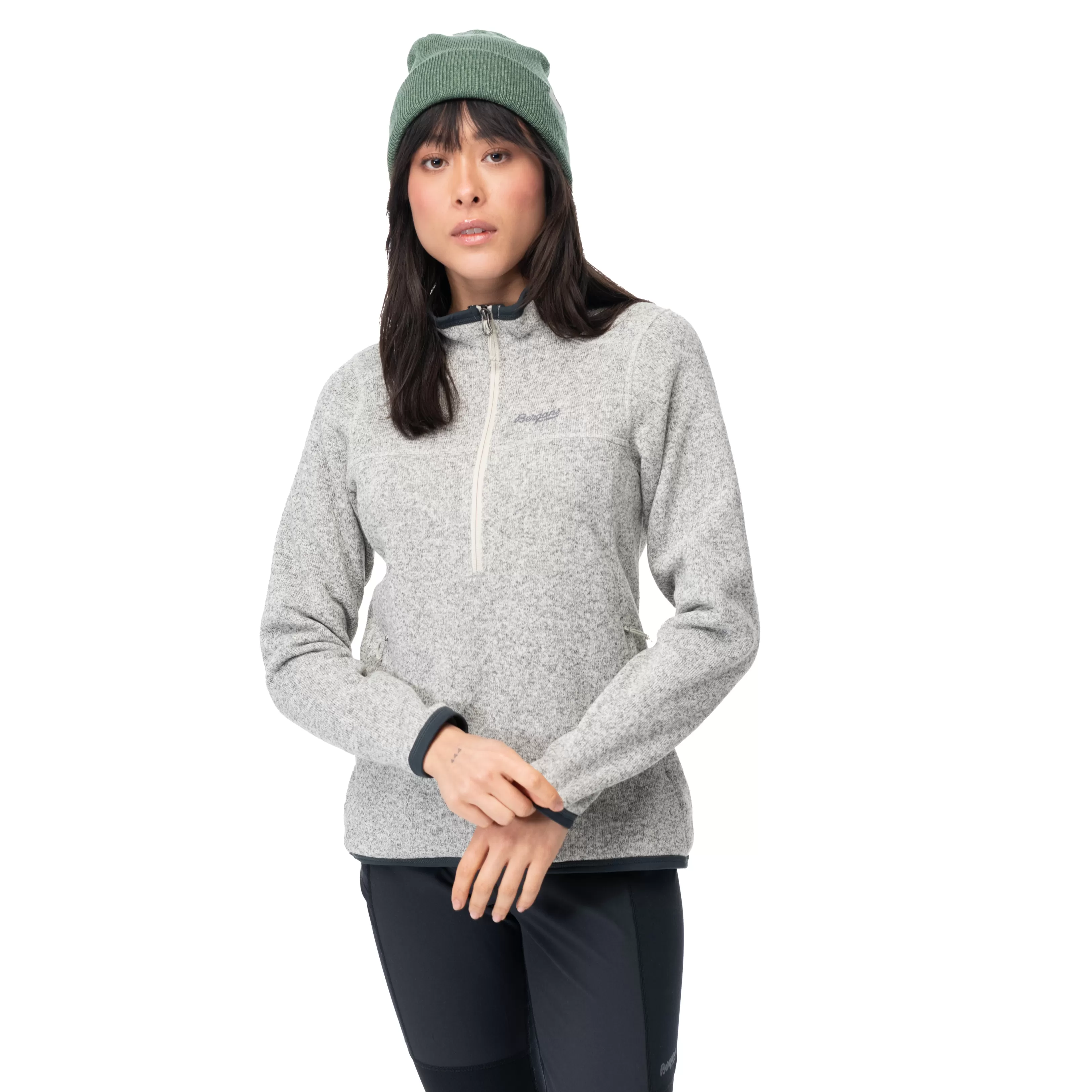 Bergans Kamphaug Knitted W Half Zip - ^Women Fleece