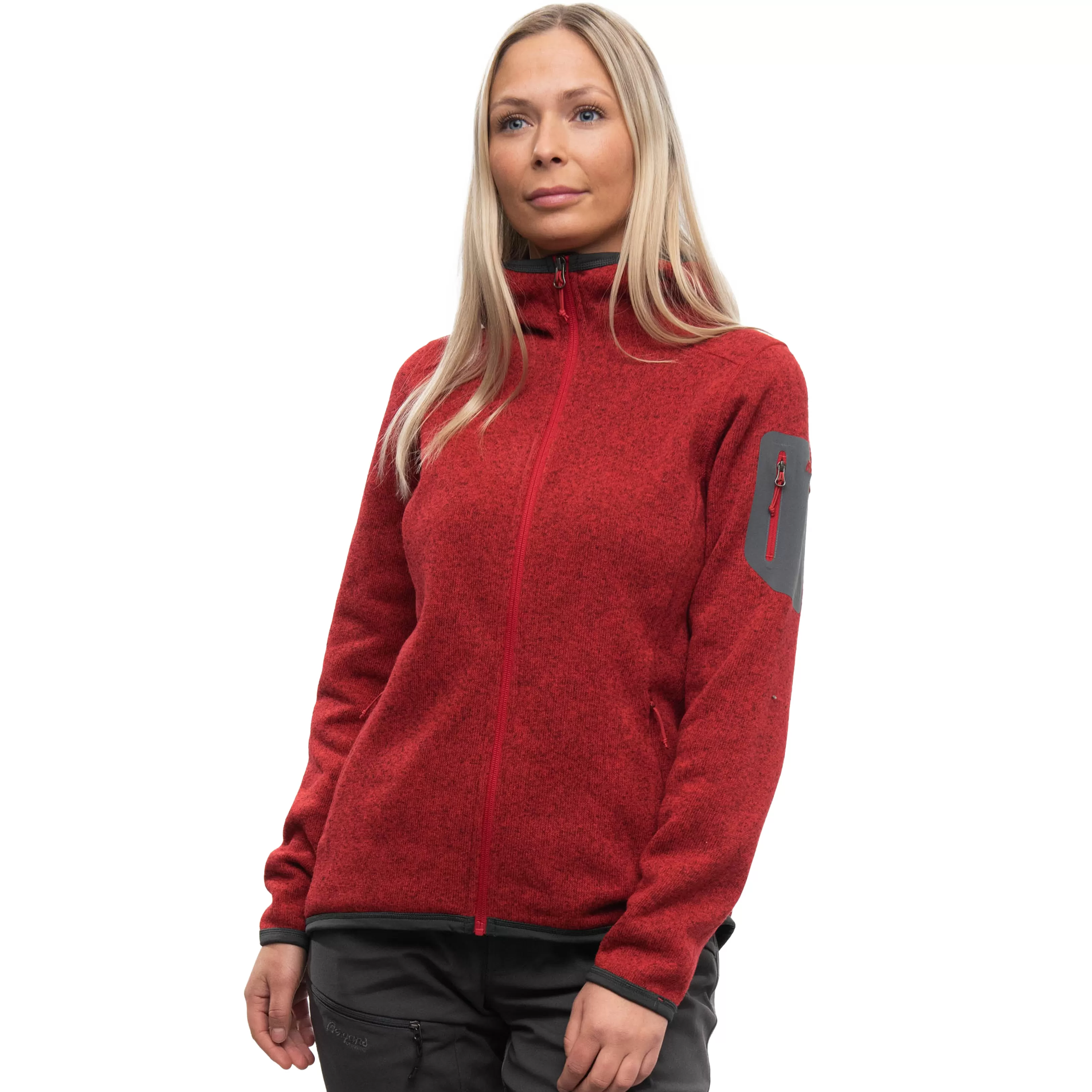 Bergans Kamphaug Knitted W Hoodie - ^Women Fleece