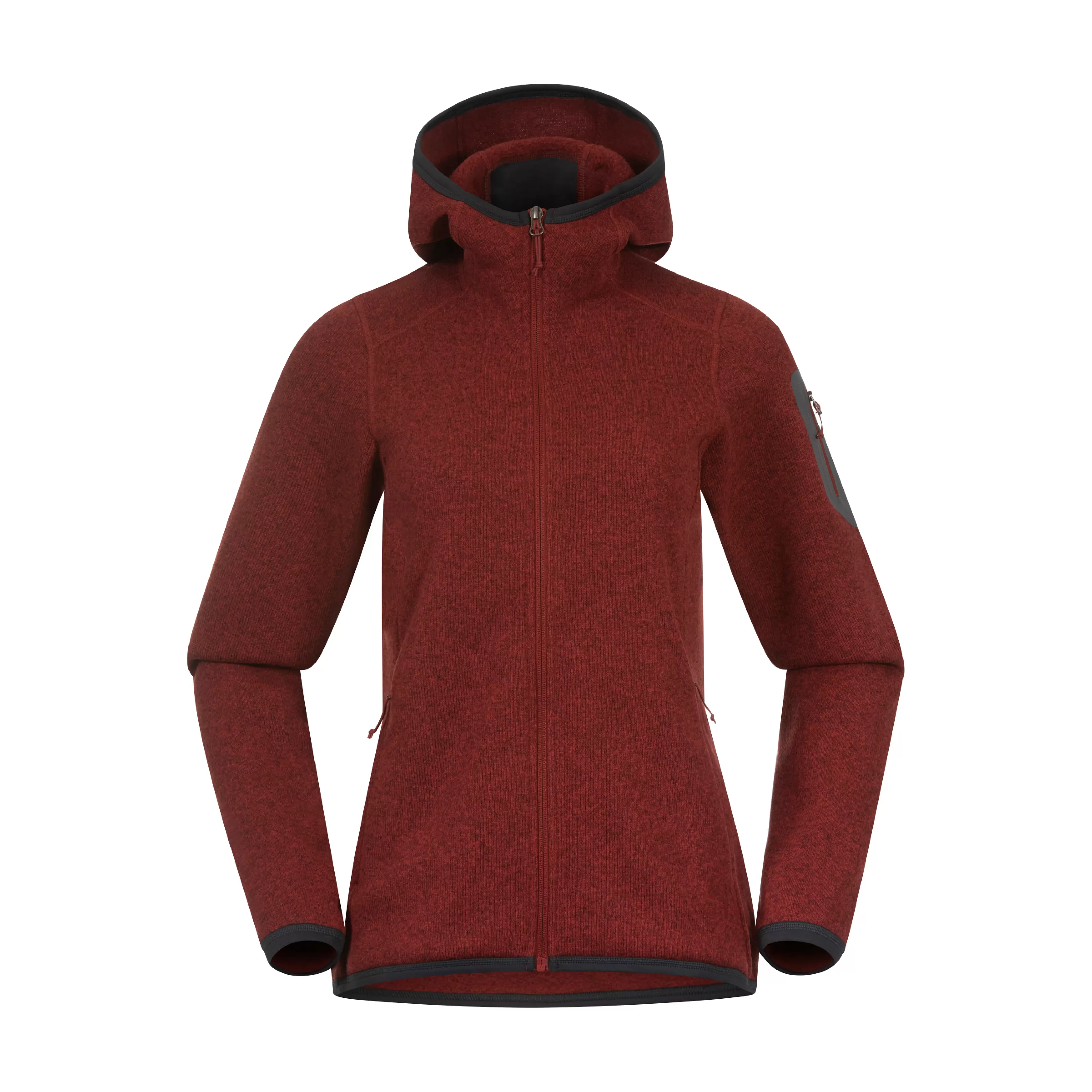 Bergans Kamphaug Knitted W Hoodie - ^Women Fleece