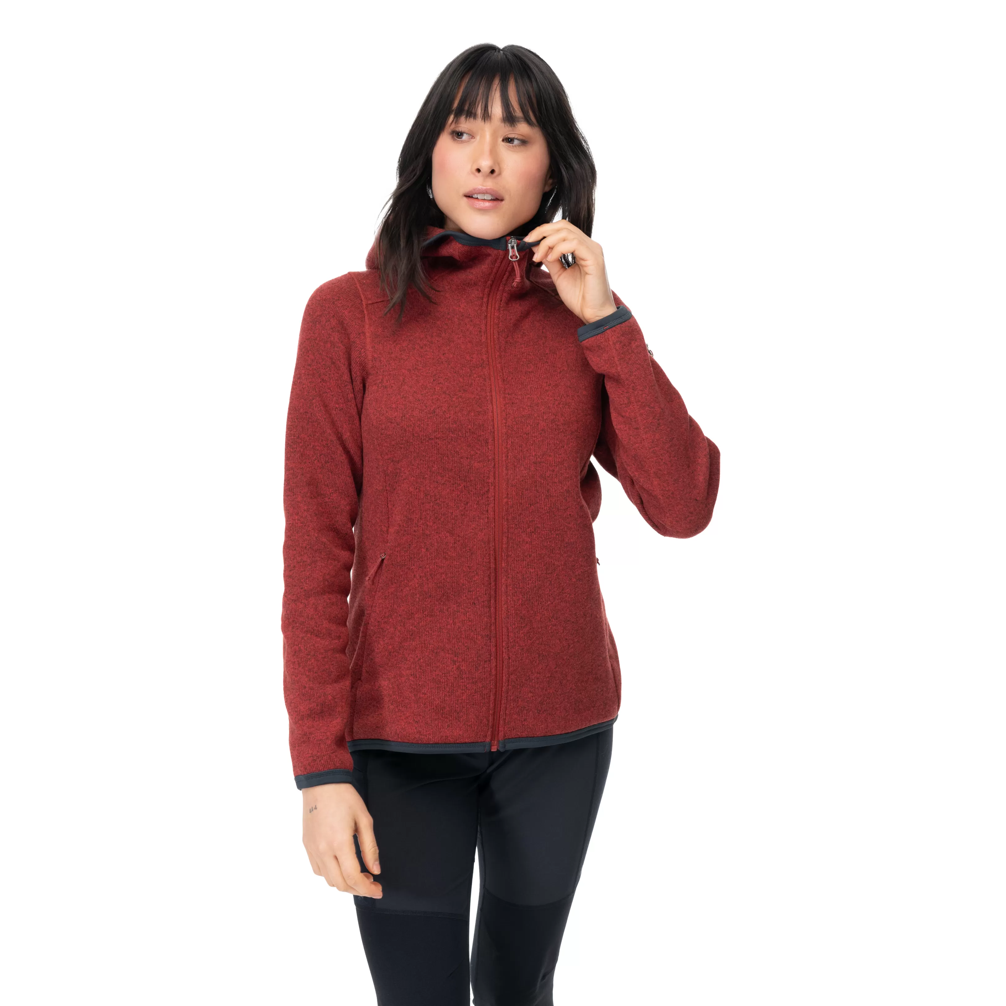 Bergans Kamphaug Knitted W Hoodie - ^Women Fleece