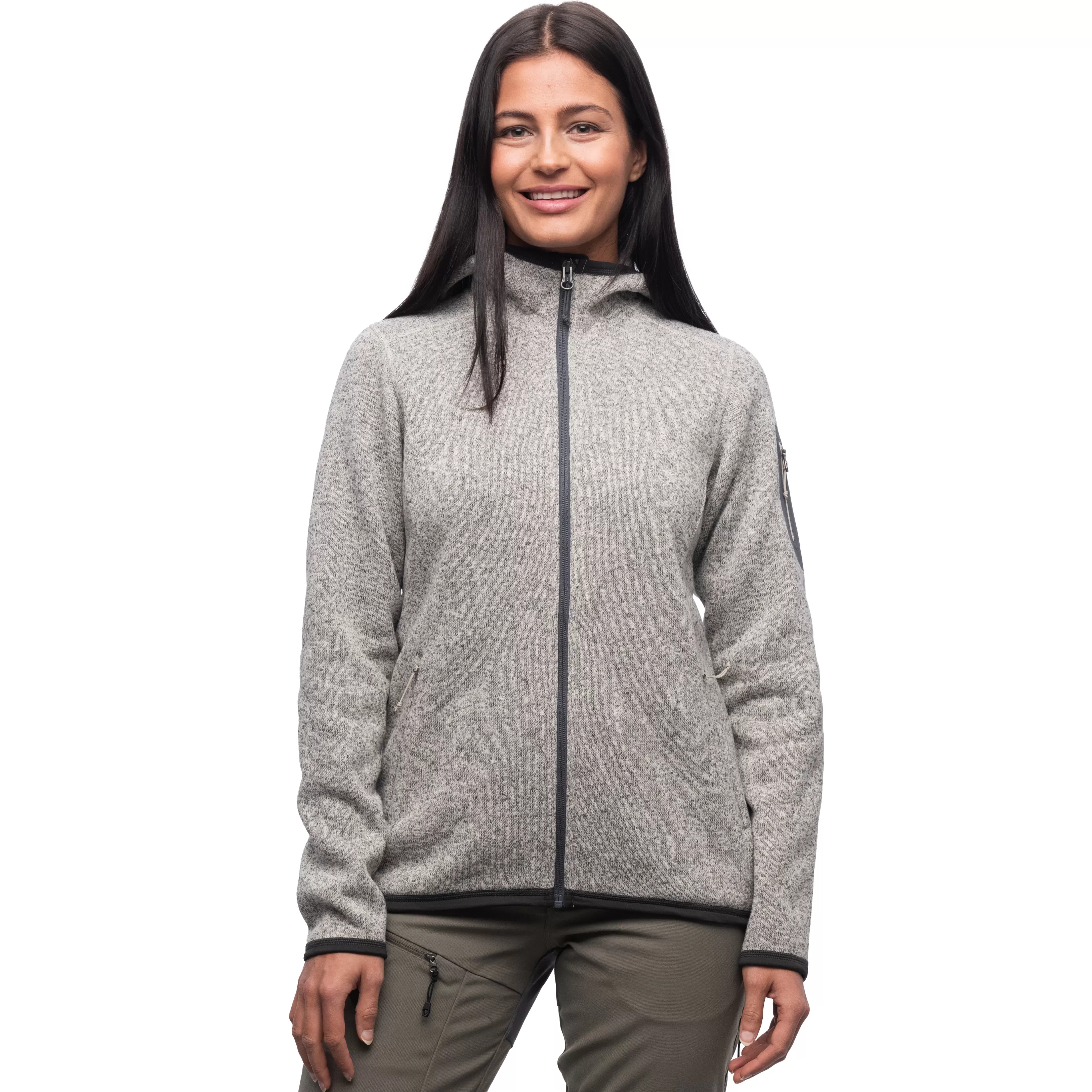 Bergans Kamphaug Knitted W Hoodie - ^Women Fleece