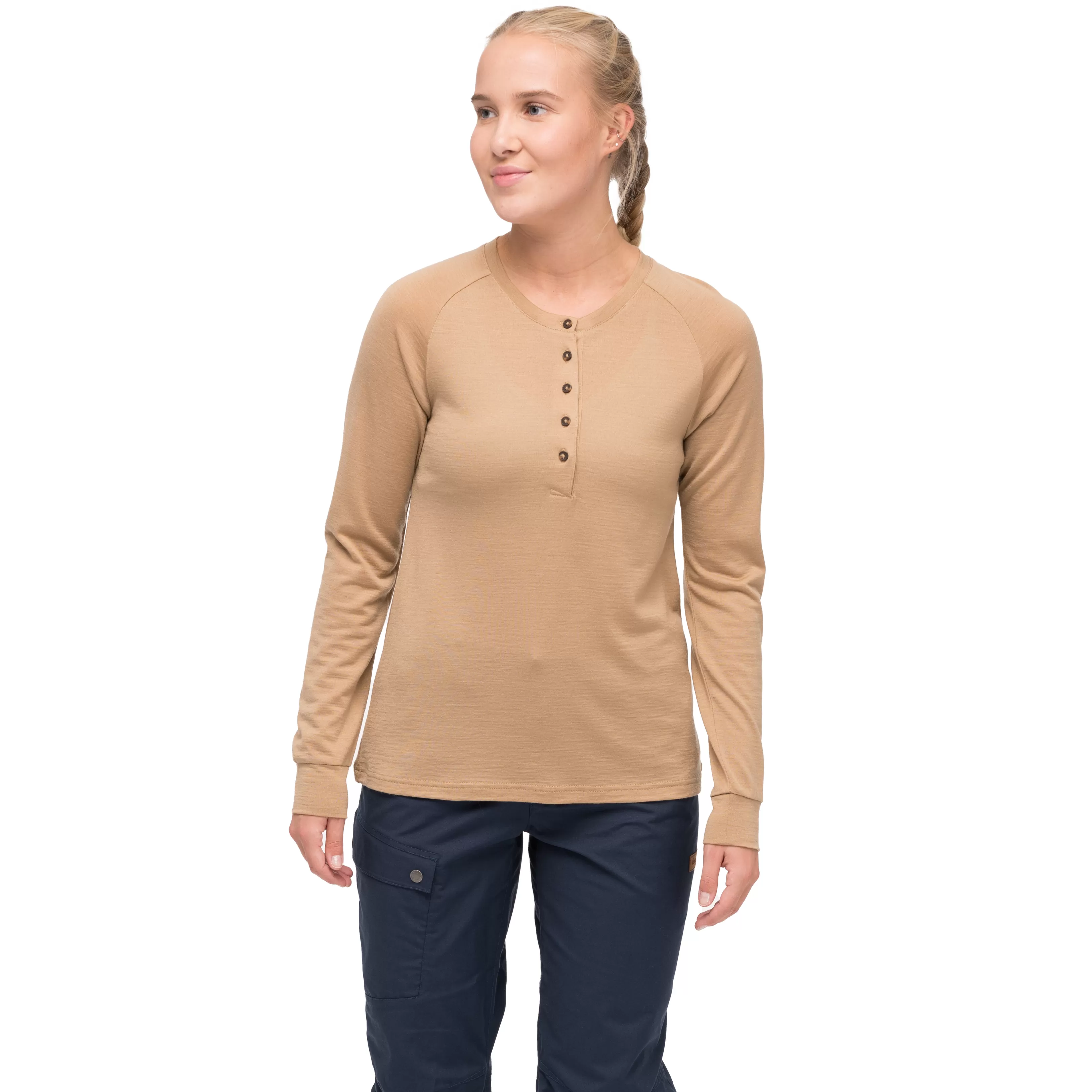 Bergans Lysebu Wool Henley Women - ^Women Wool longsleeved shirts