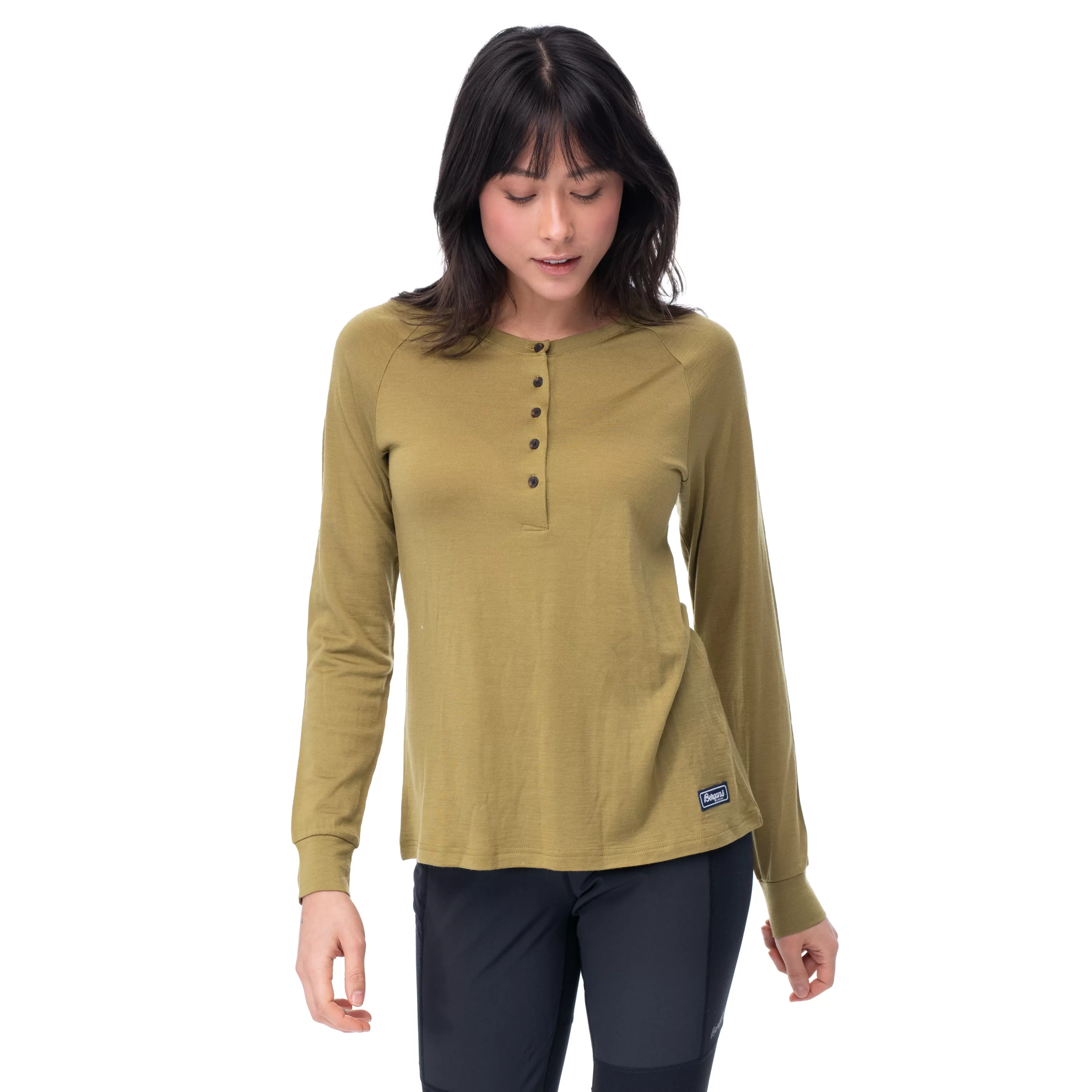 Bergans Lysebu Wool W Henley - ^Women Wool longsleeved shirts