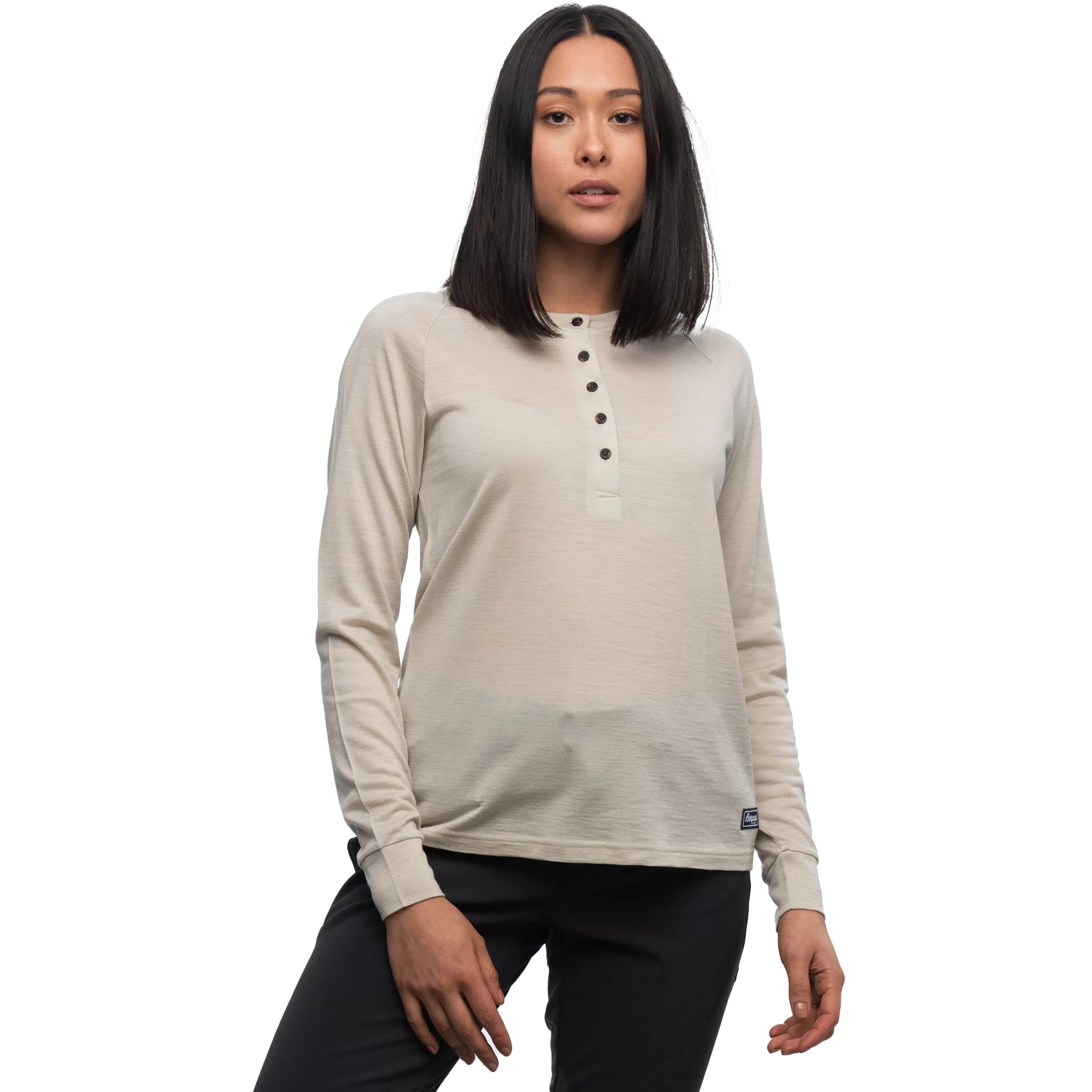 Bergans Lysebu Wool W Henley - ^Women Wool longsleeved shirts