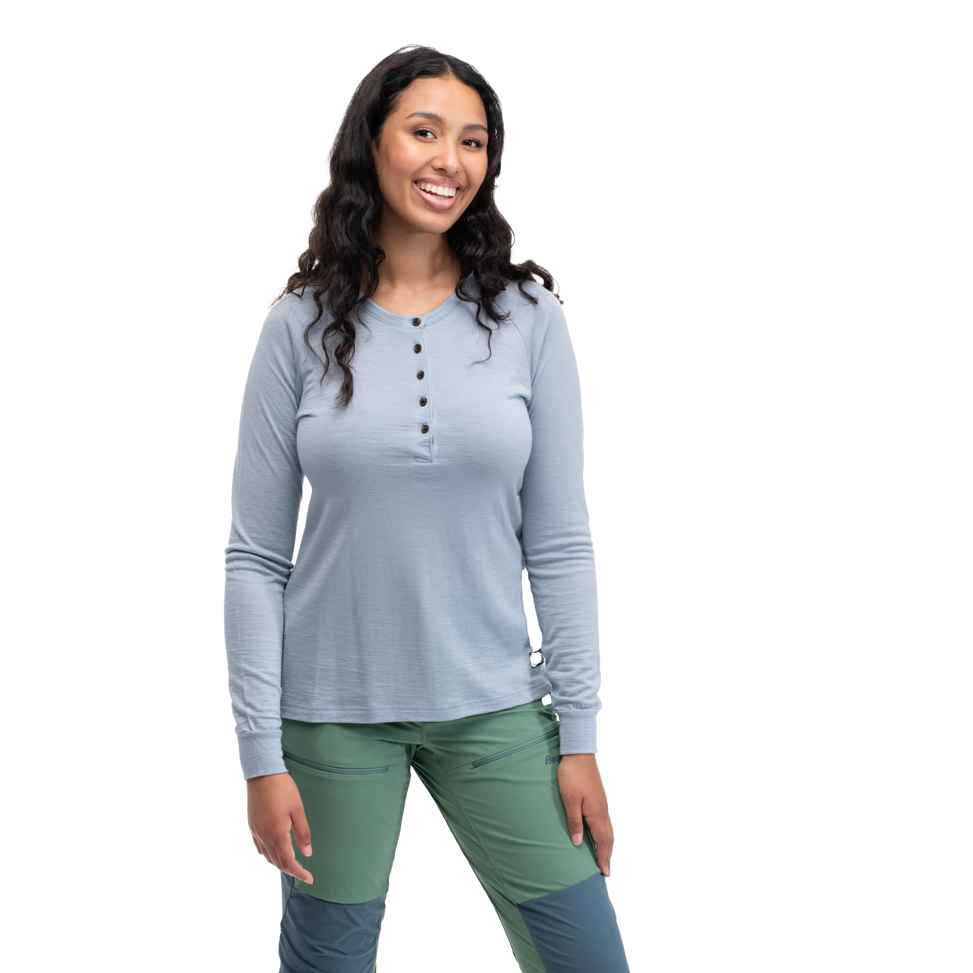 Bergans Lysebu Wool W Henley - ^Women Wool longsleeved shirts