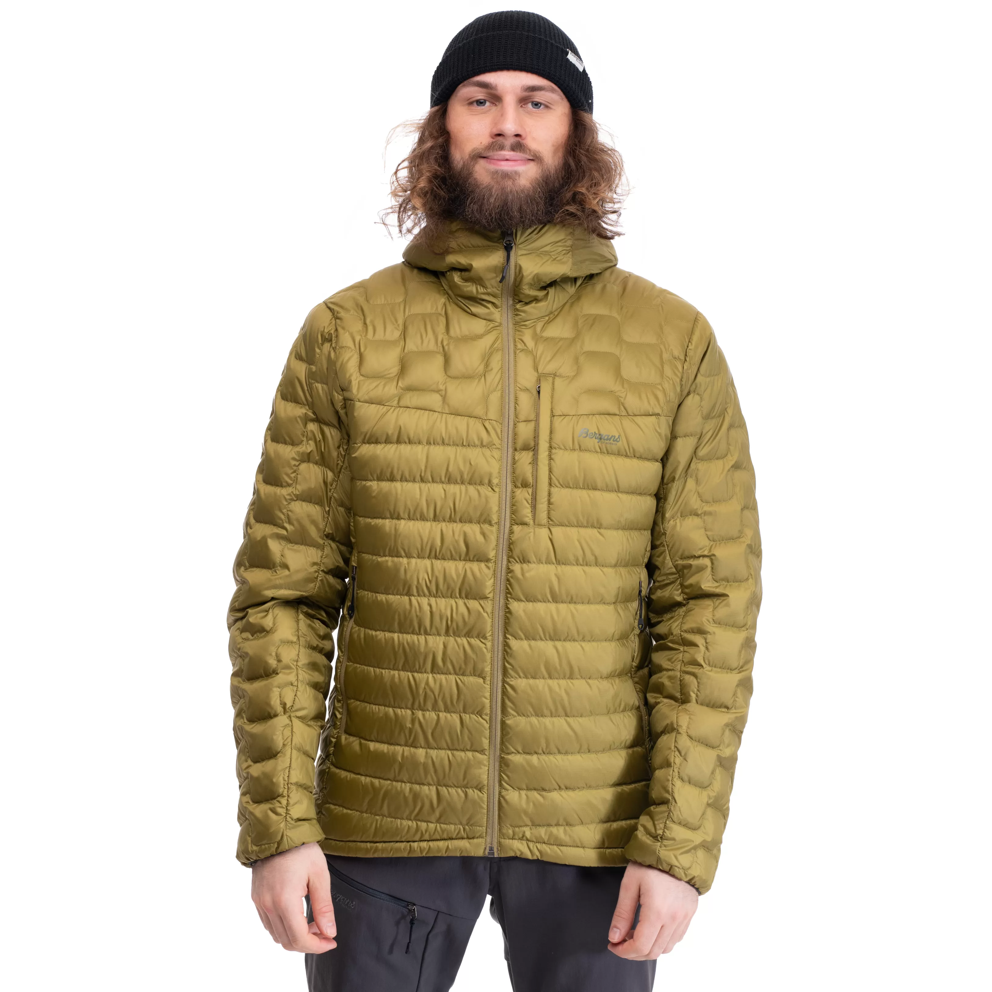 Bergans Magma Light Down Jacket W/Hood Men - ^ Down jackets