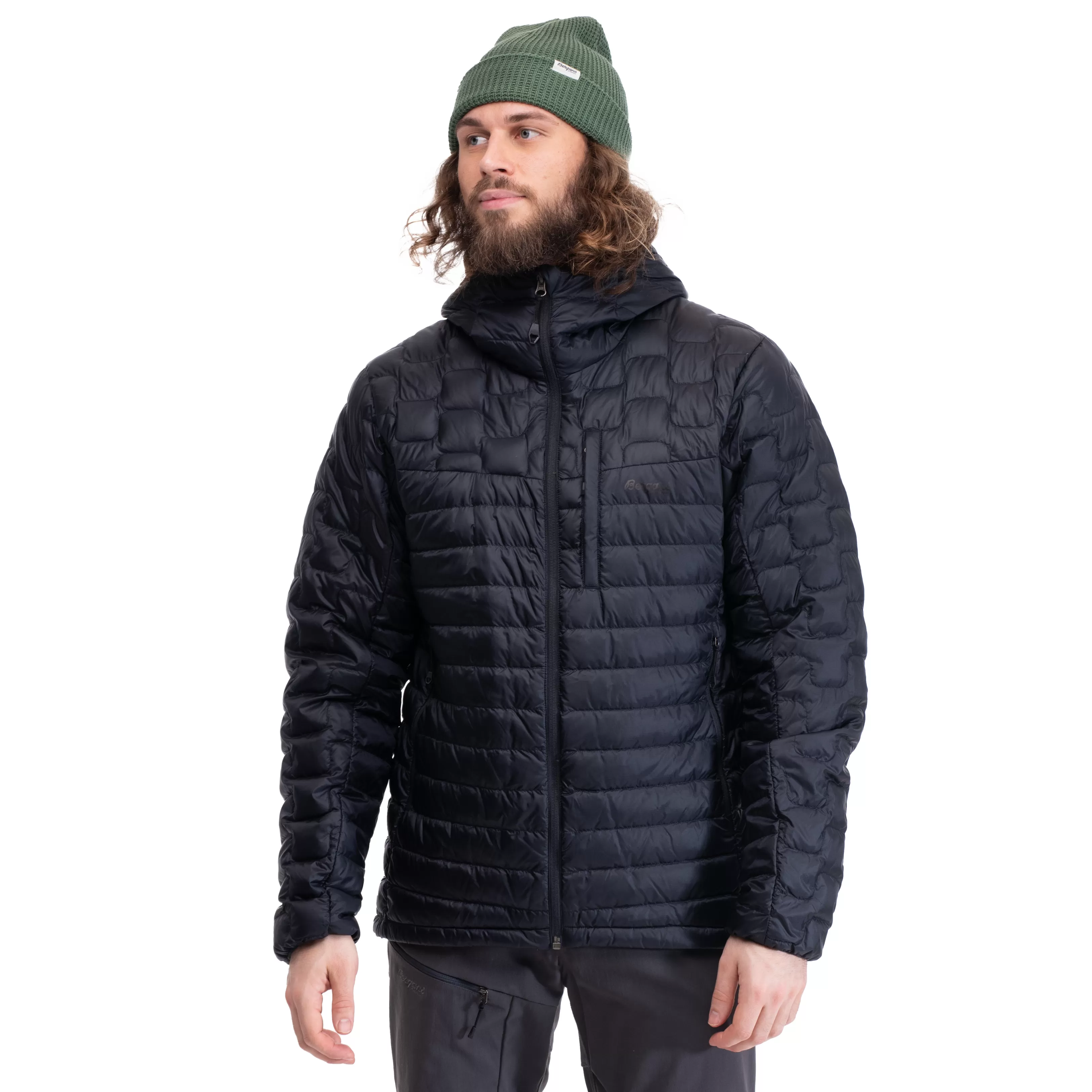 Bergans Magma Light Down Jacket W/Hood Men - ^ Down jackets