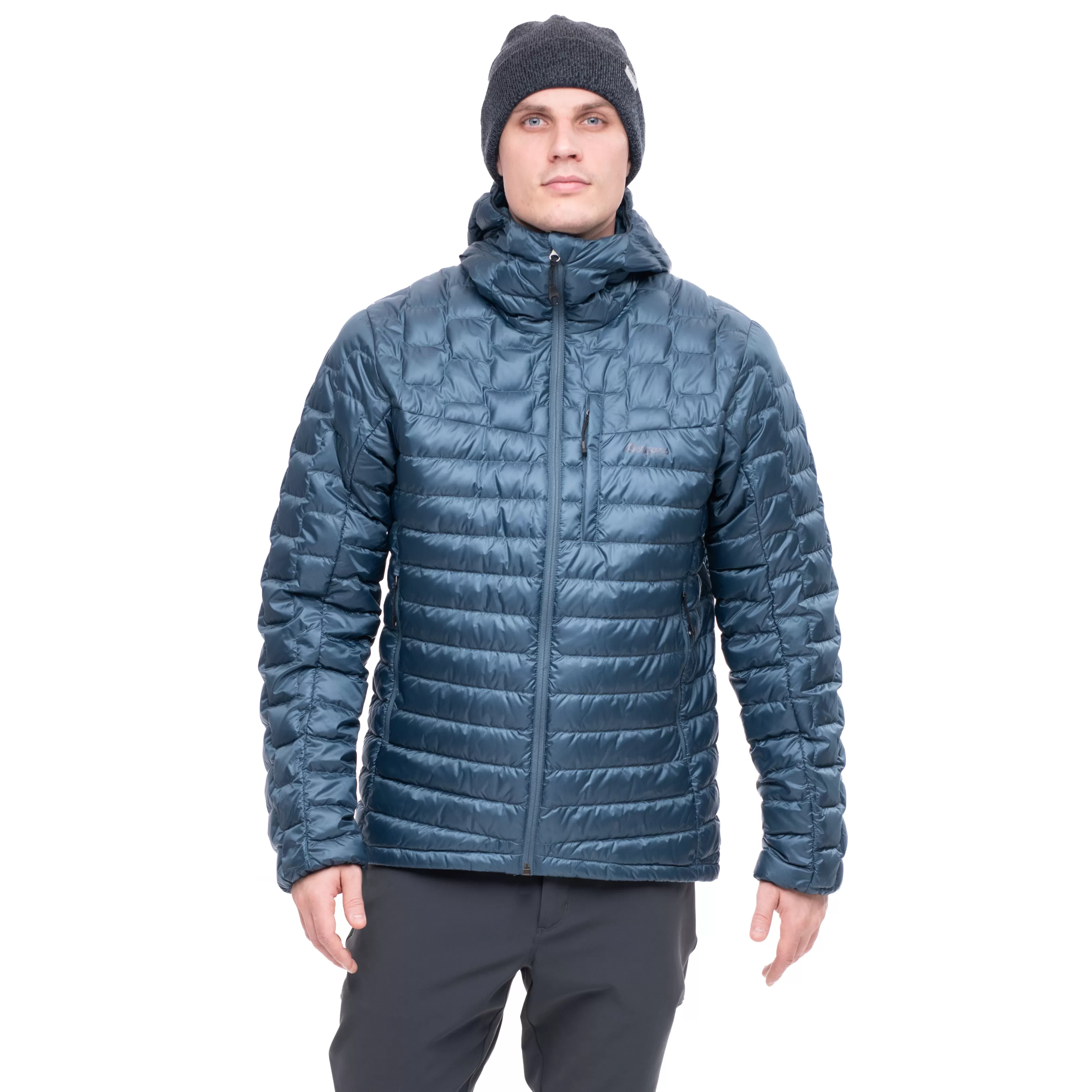 Bergans Magma Light Down Jacket W/Hood Men - ^ Down jackets