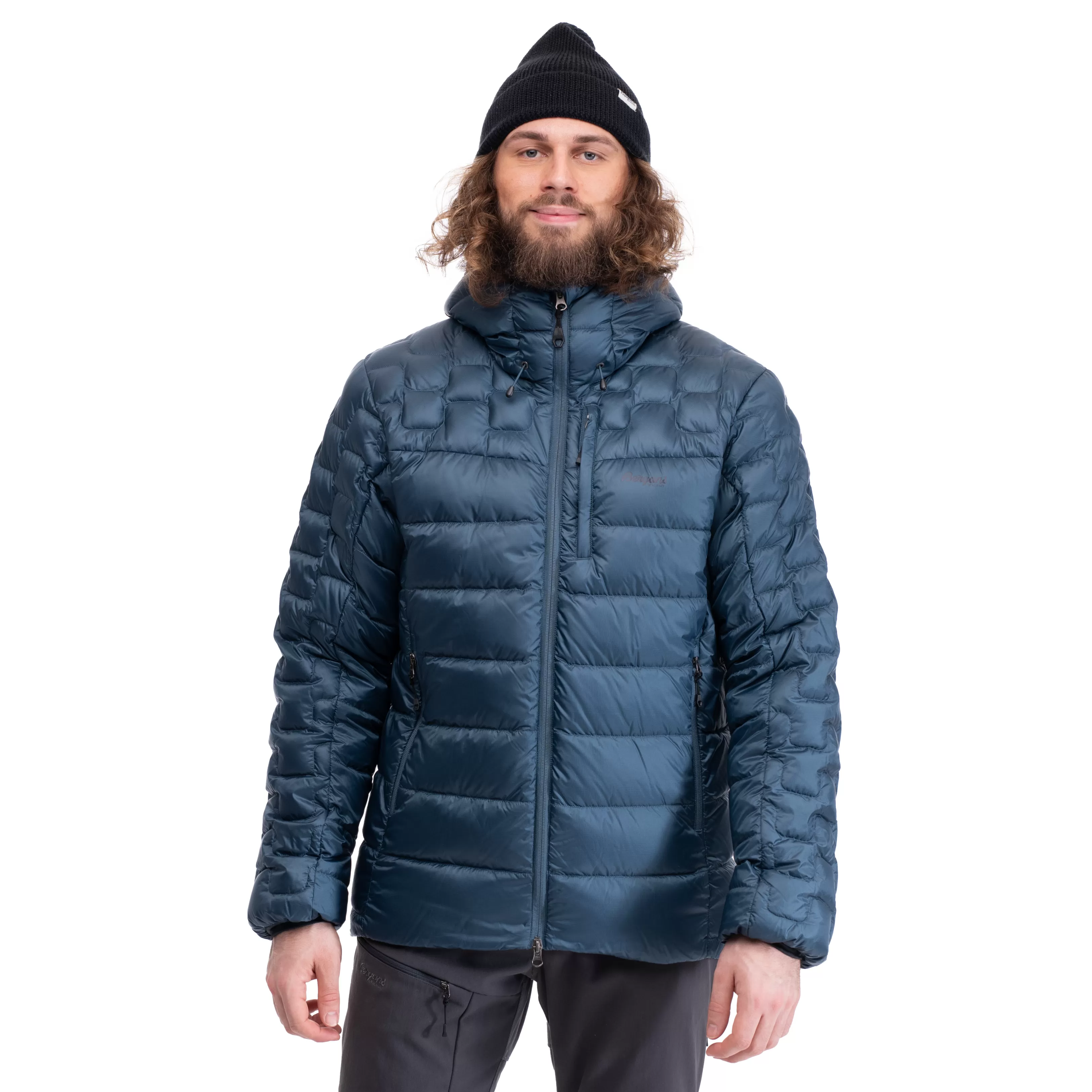 Bergans Magma Medium Down Jacket W/Hood Men - ^ Down jackets