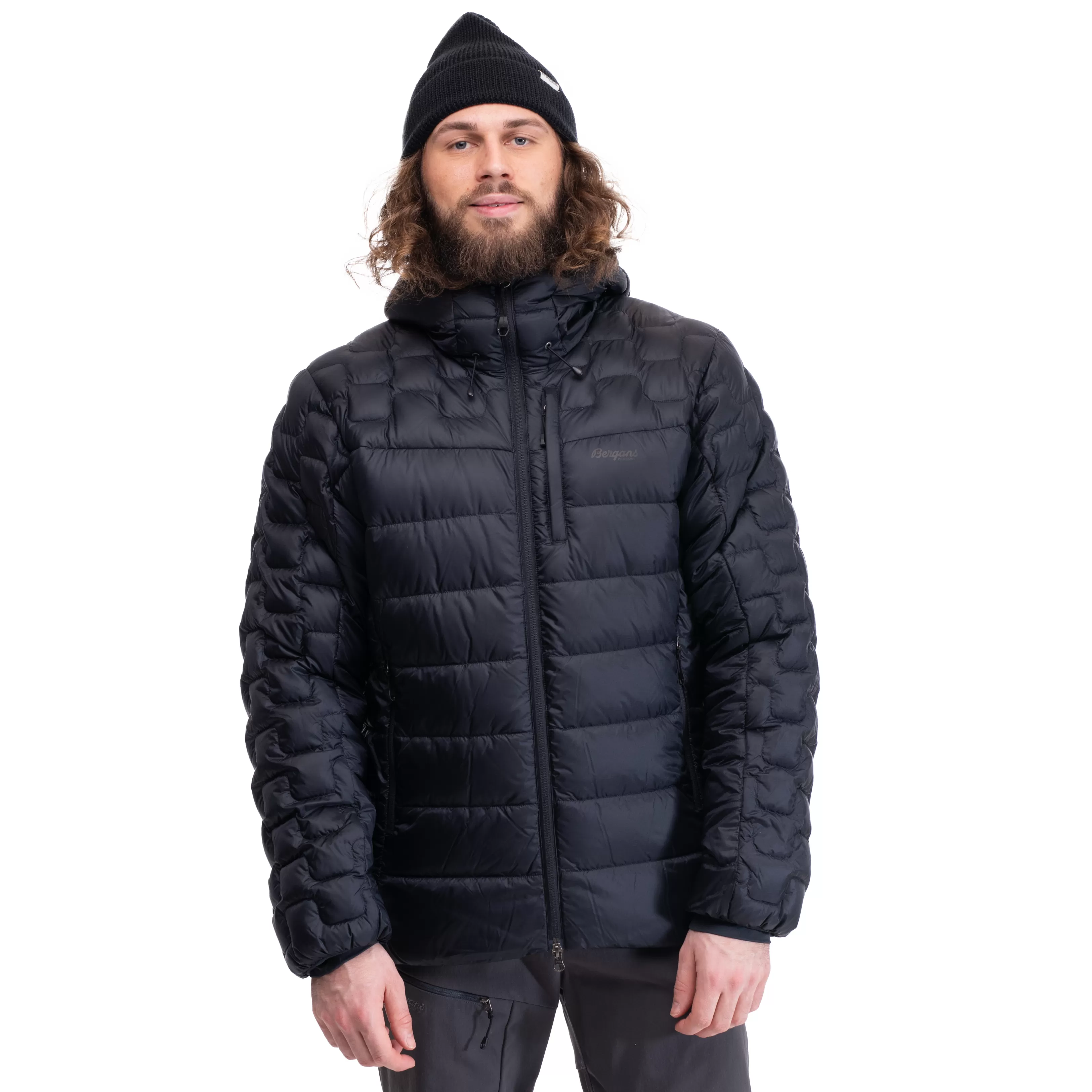 Bergans Magma Medium Down Jacket W/Hood Men - ^ Down jackets