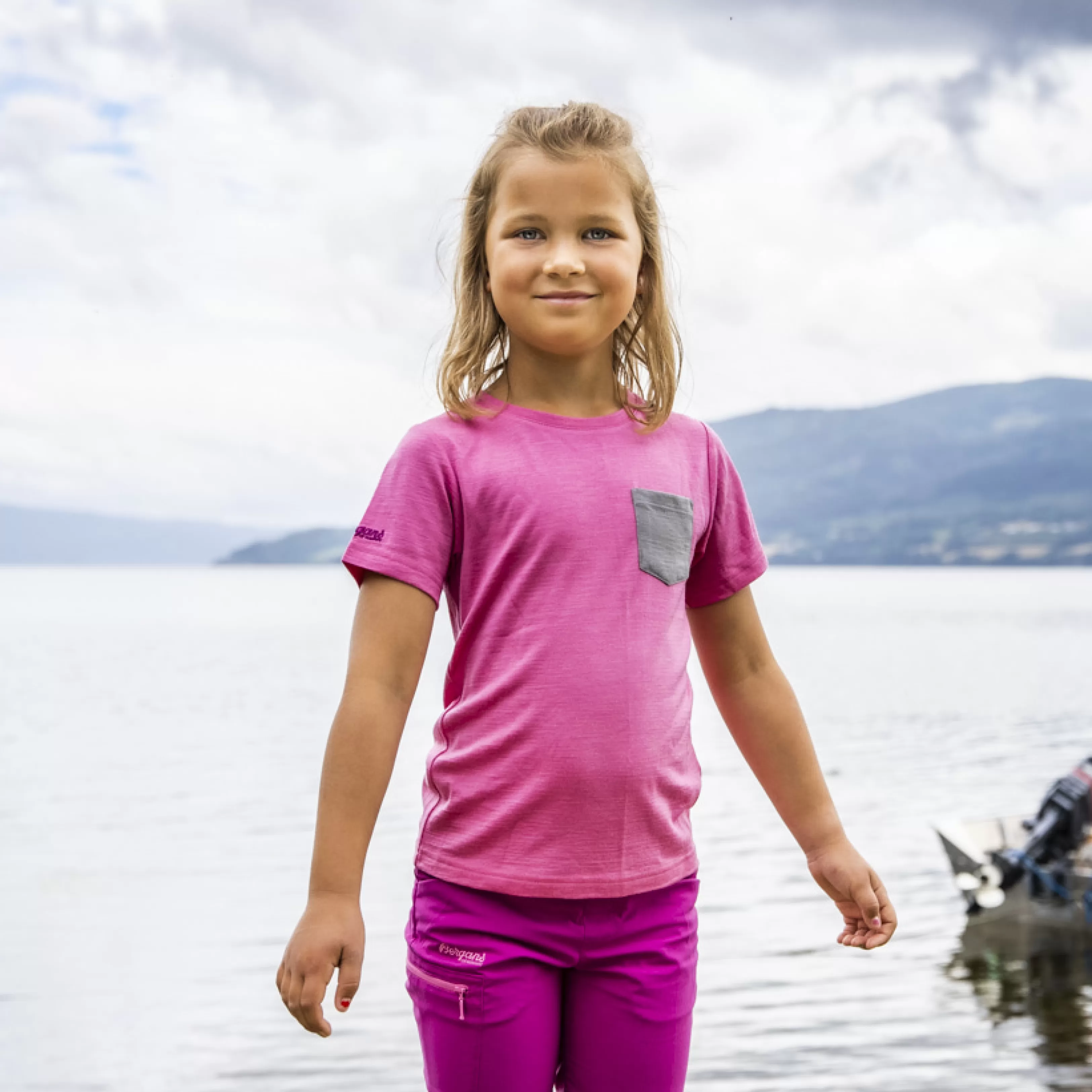 Bergans Myske Wool Kids Tee - ^Kids T-shirts | Wool t-shirts