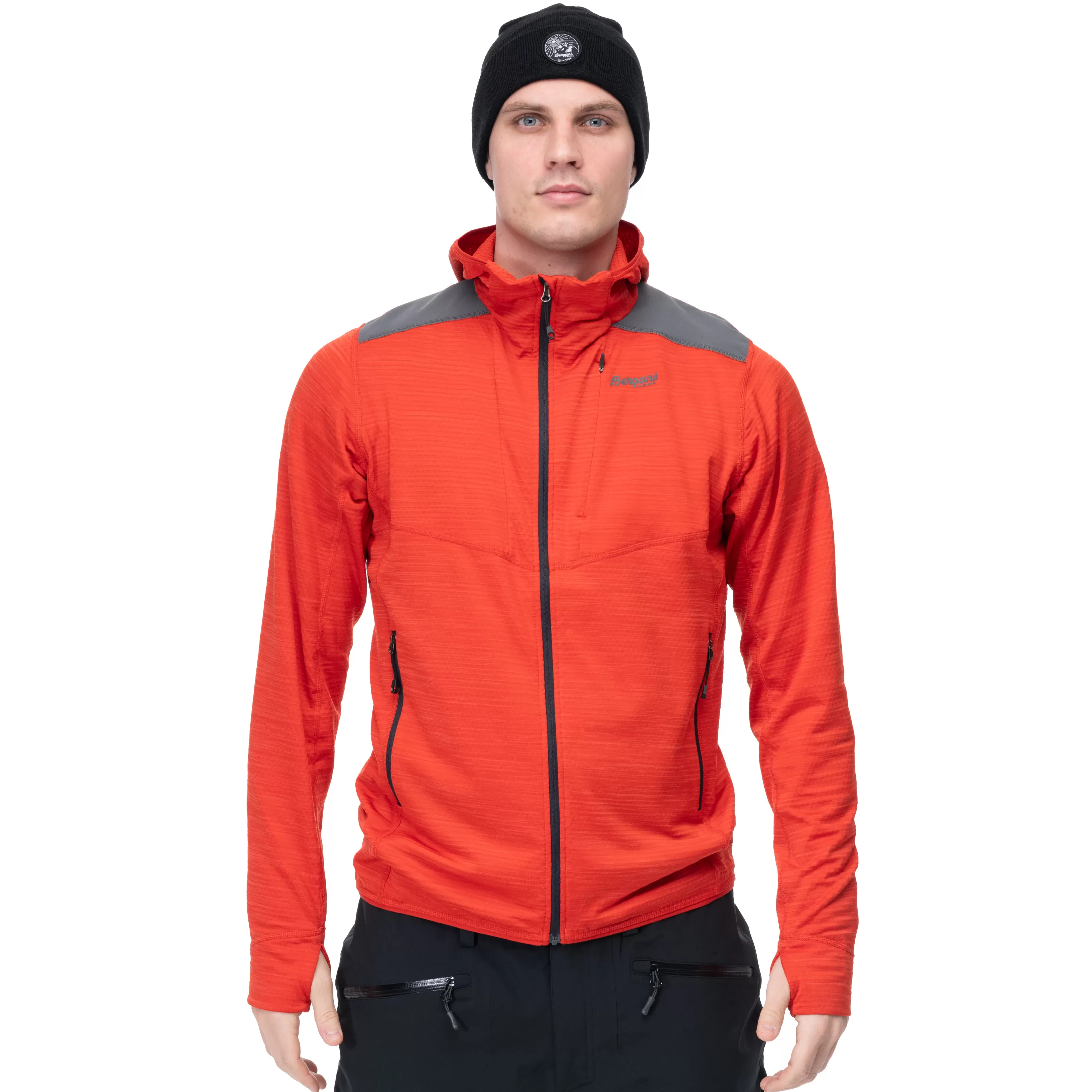 Bergans Rabot Active Mid Hood Jacket - ^ Fleece