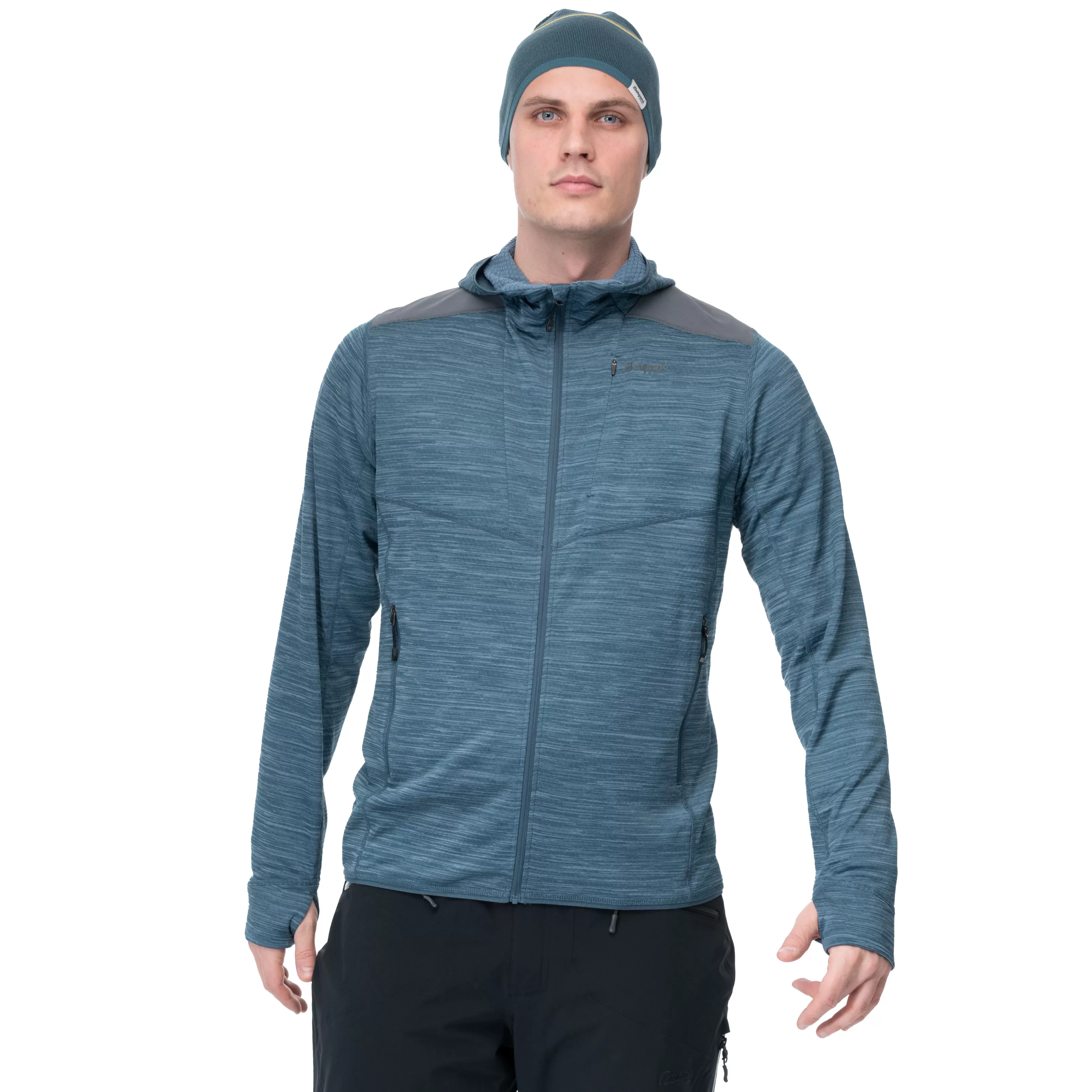 Bergans Rabot Active Mid Hood Jacket - ^ Fleece