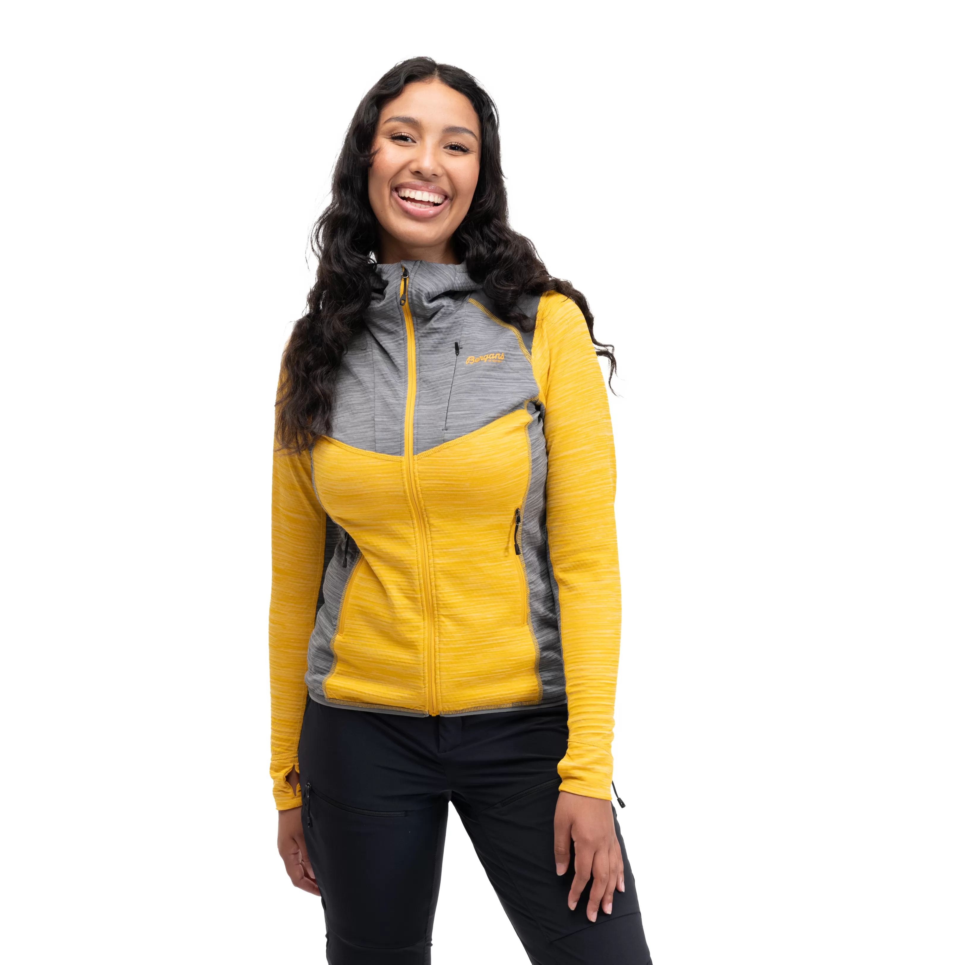 Bergans Rabot Active Mid Hood W Jacket - ^Women Fleece