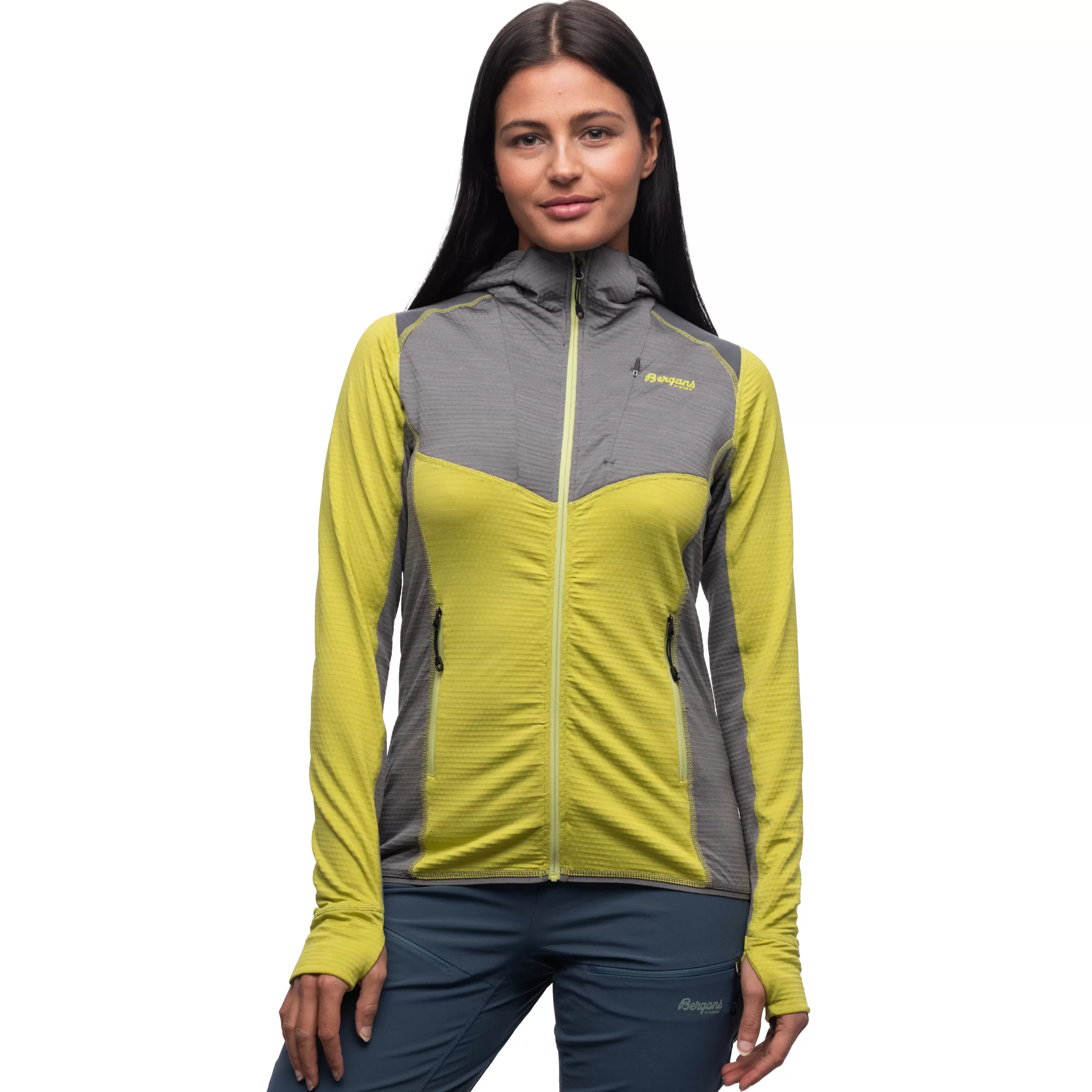 Bergans Rabot Active Mid Hood W Jacket - ^Women Fleece