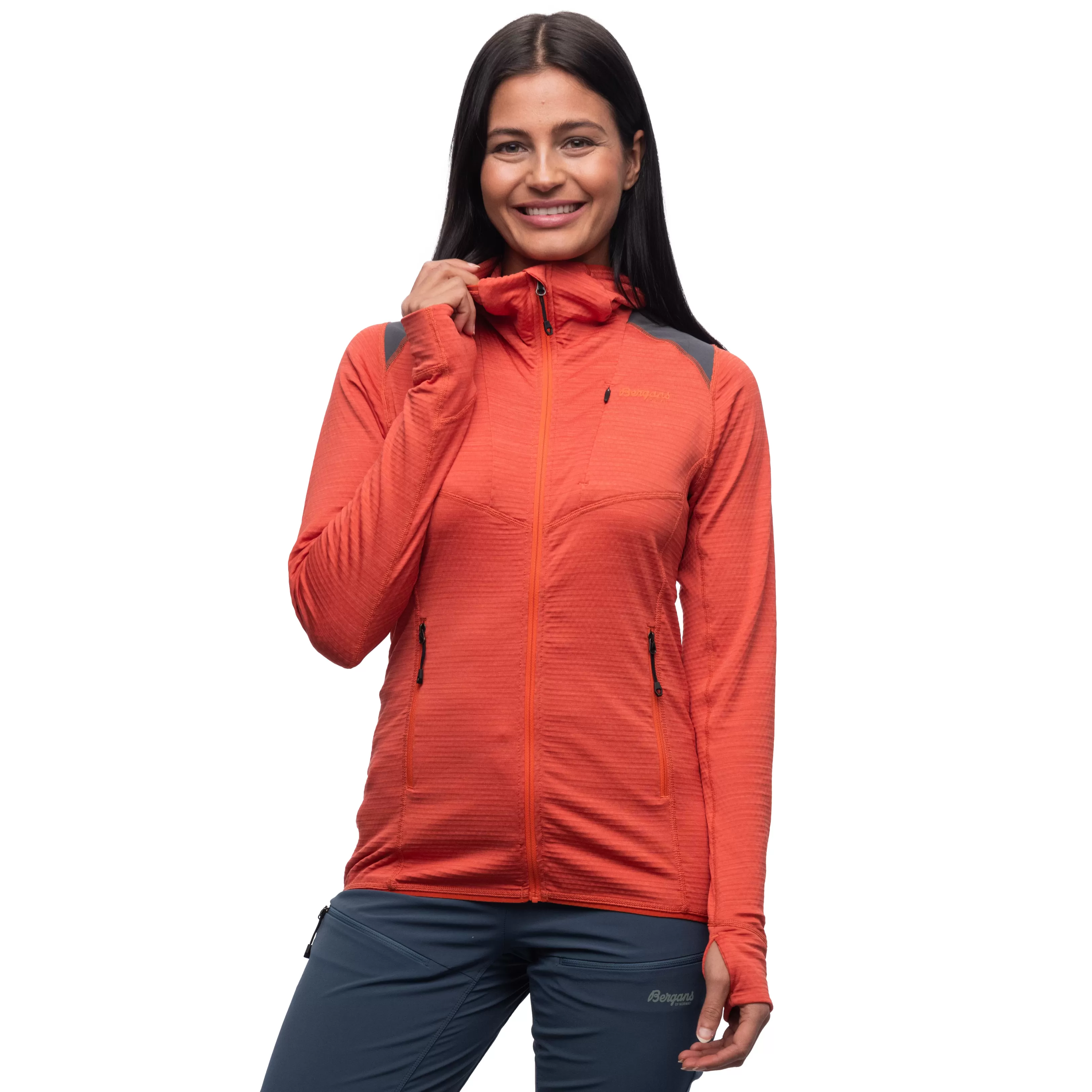 Bergans Rabot Active Mid Hood W Jacket - ^Women Fleece