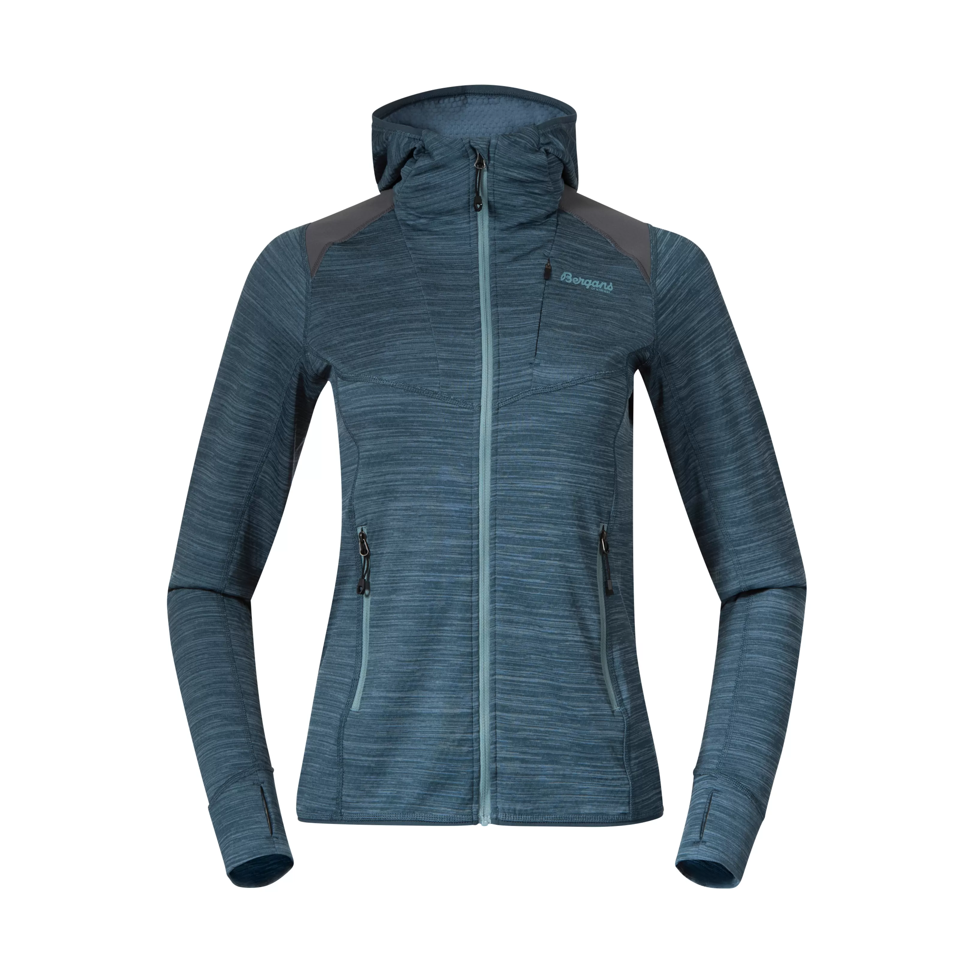 Bergans Rabot Active Mid Hood W Jacket - ^Women Fleece