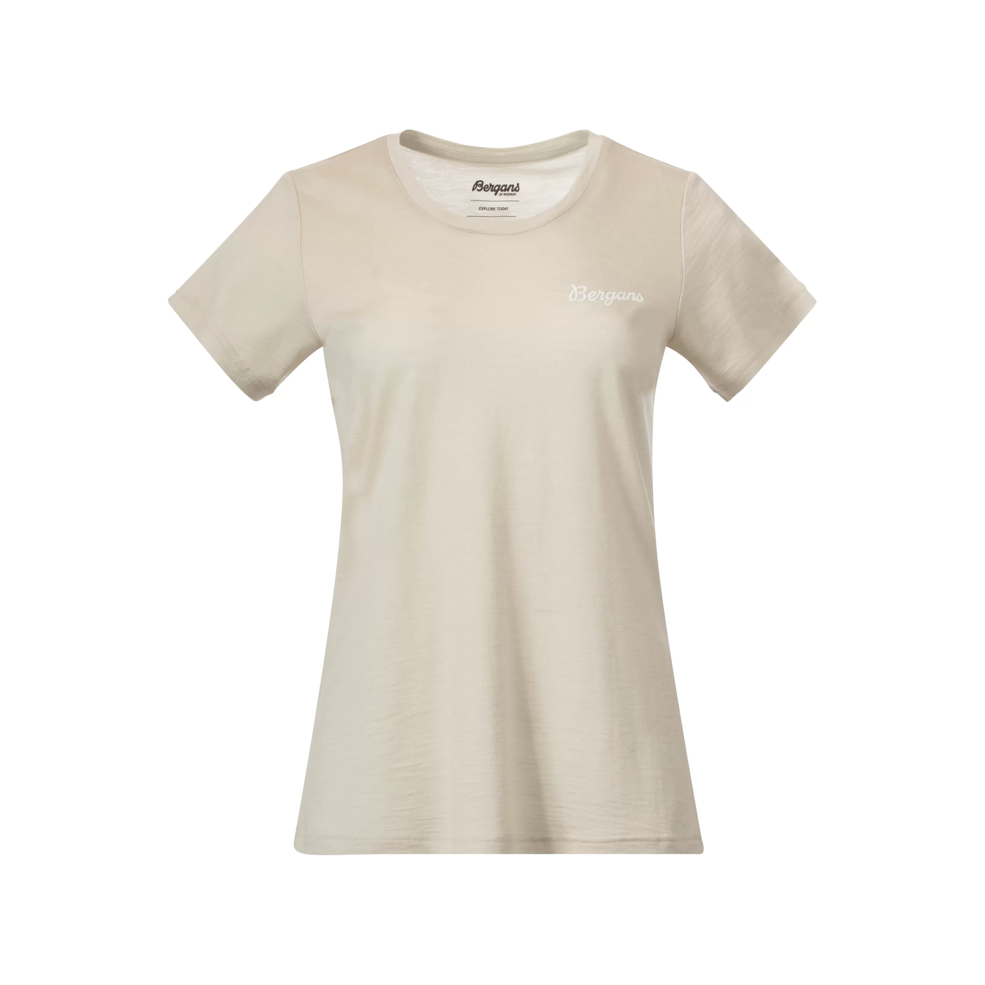 Bergans Rabot Emblem Wool Tee Women - ^Women Wool t-shirts and tops | T-shirts