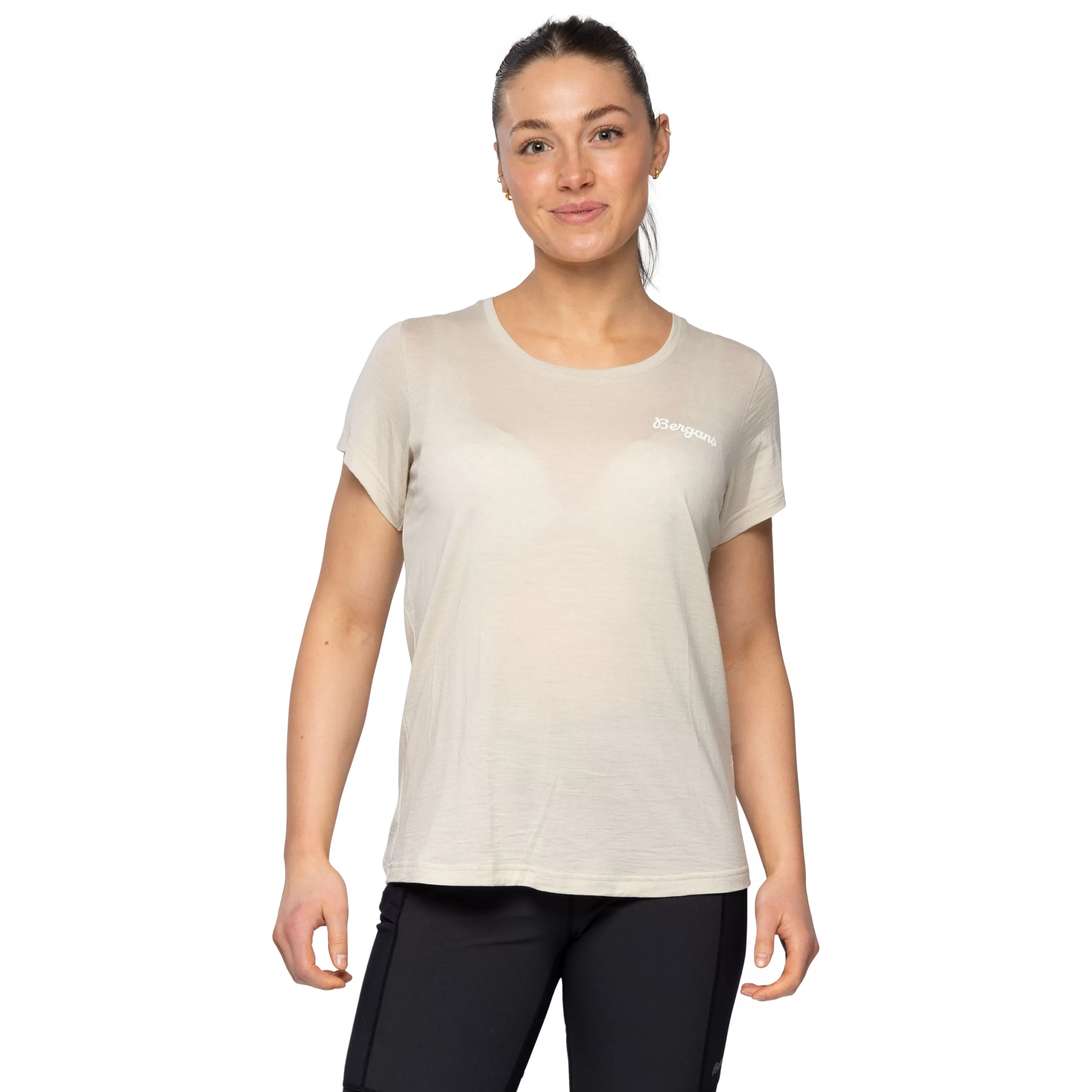 Bergans Rabot Emblem Wool Tee Women - ^Women Wool t-shirts and tops | T-shirts