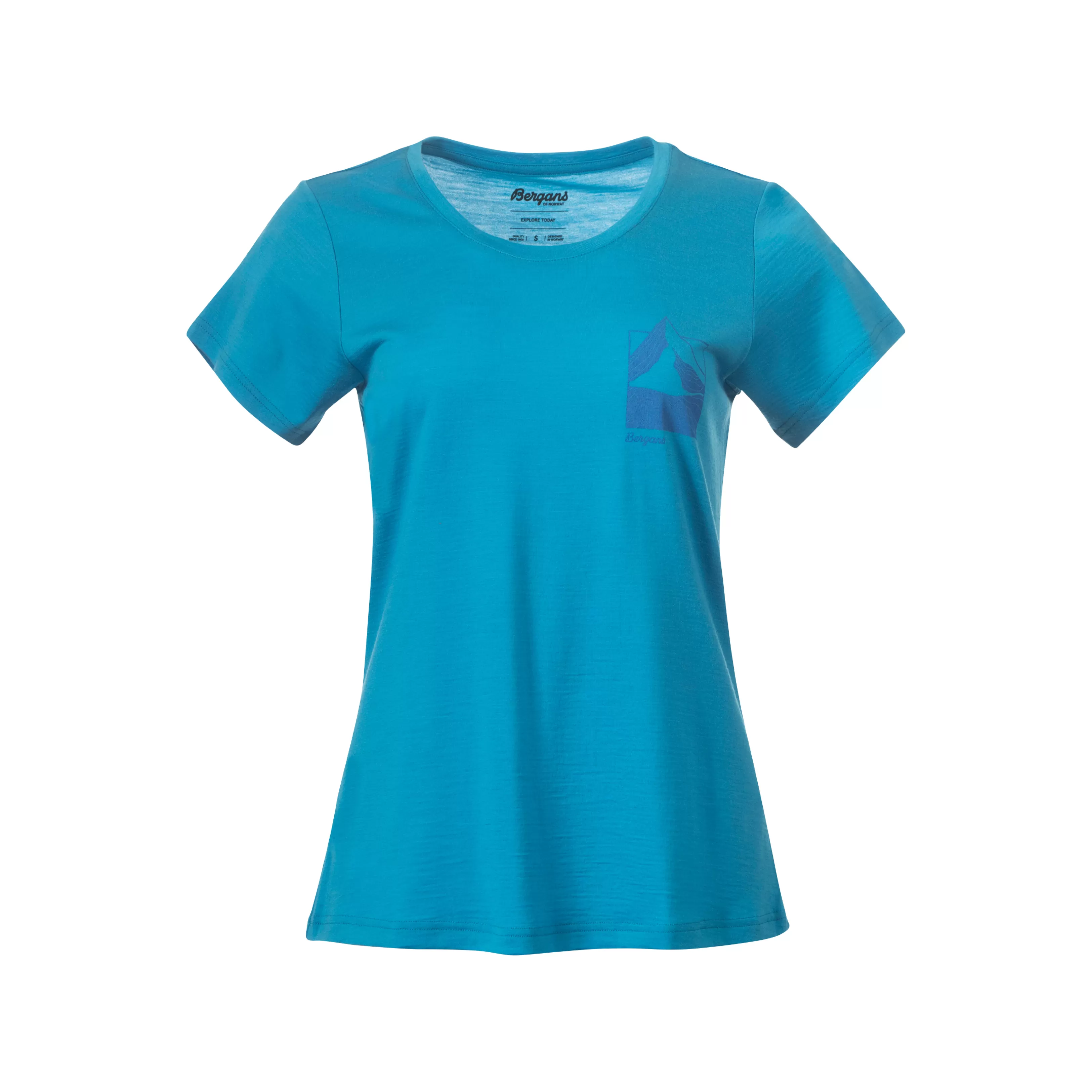 Bergans Rabot Mount Wool Tee Women - ^Women Wool t-shirts and tops | T-shirts