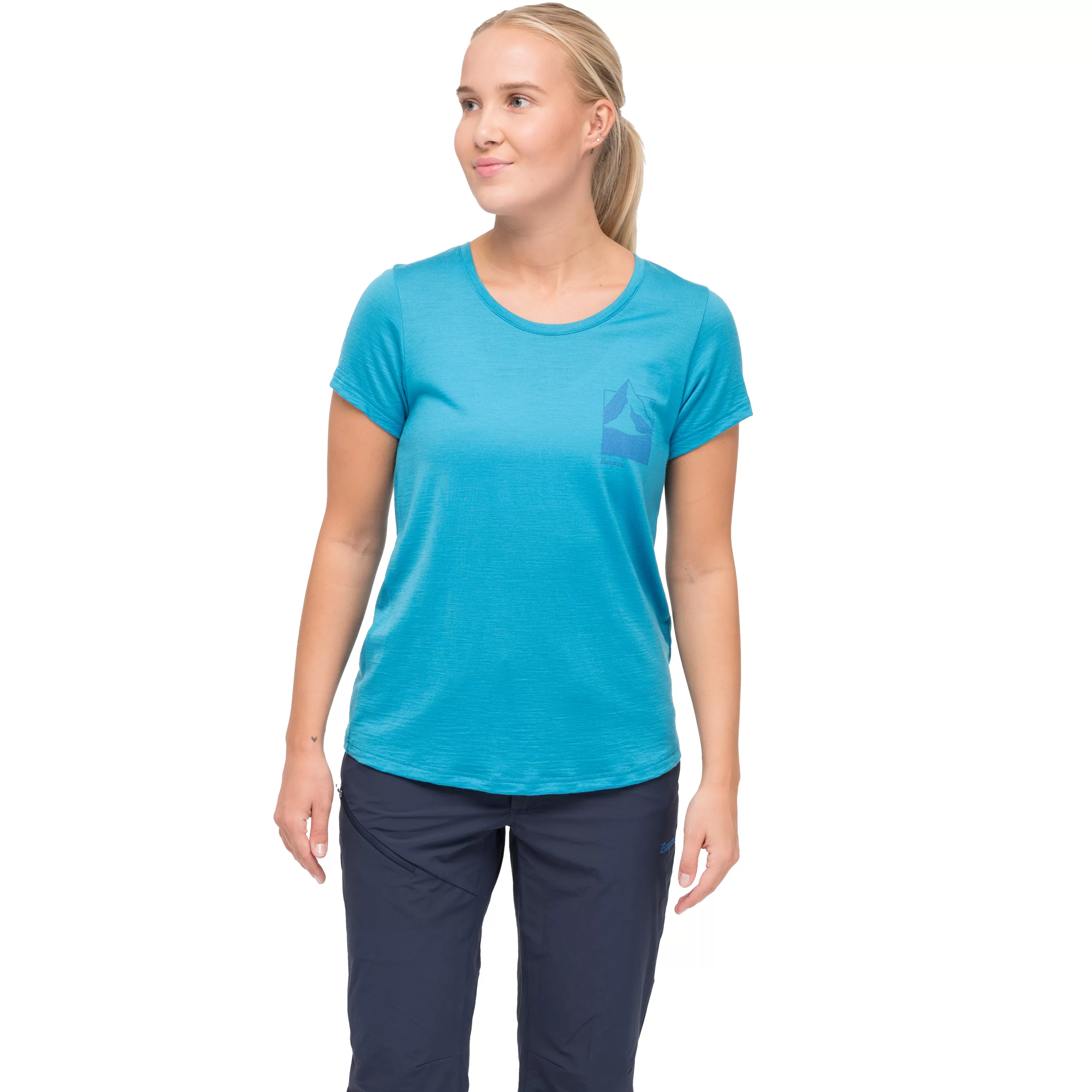 Bergans Rabot Mount Wool Tee Women - ^Women Wool t-shirts and tops | T-shirts