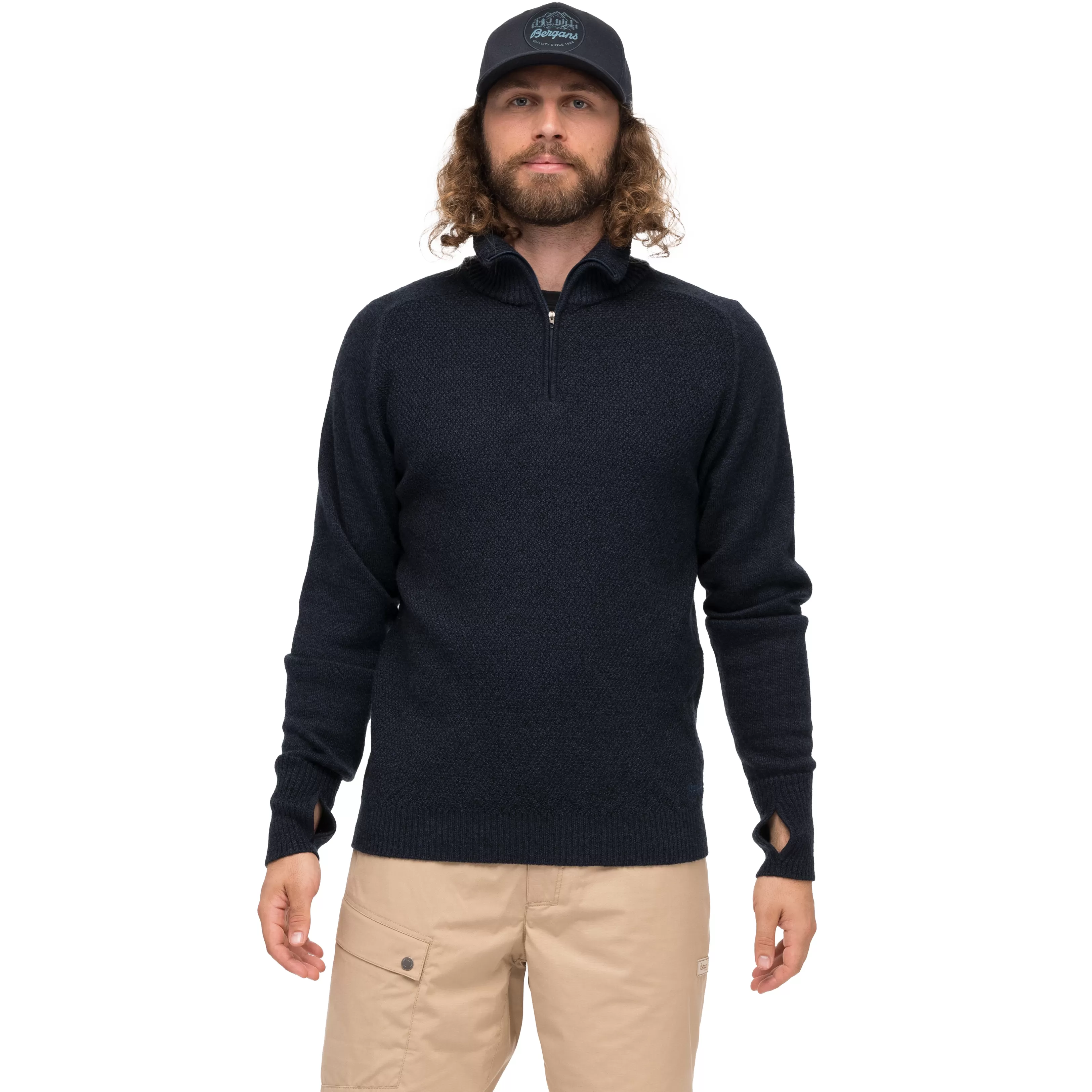 Bergans Ulriken Light Merino Jumper Men - ^ Jumpers and long sleeves | Wool