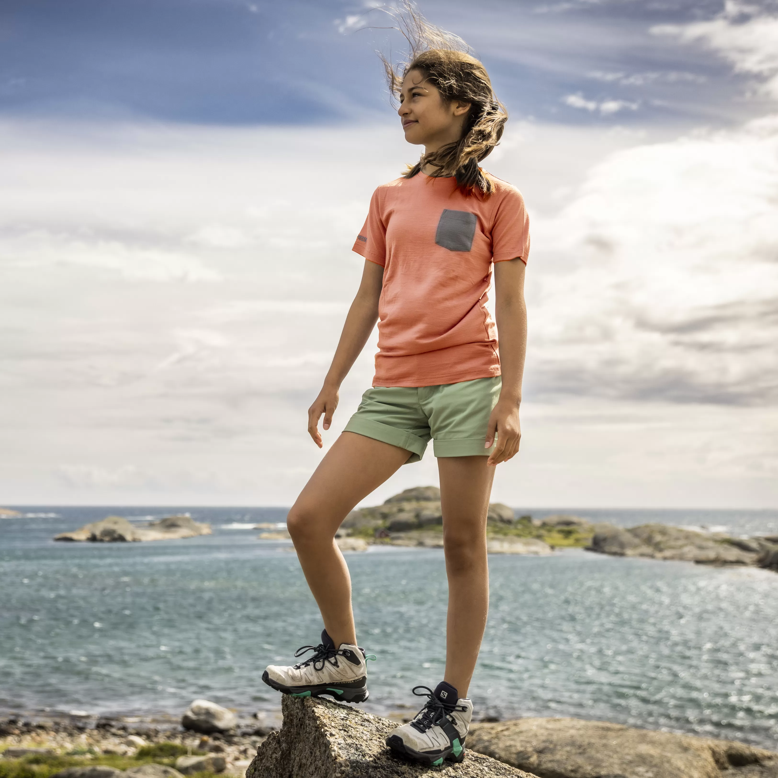 Bergans Utne V3 Youth Girl Shorts - ^Kids Shorts