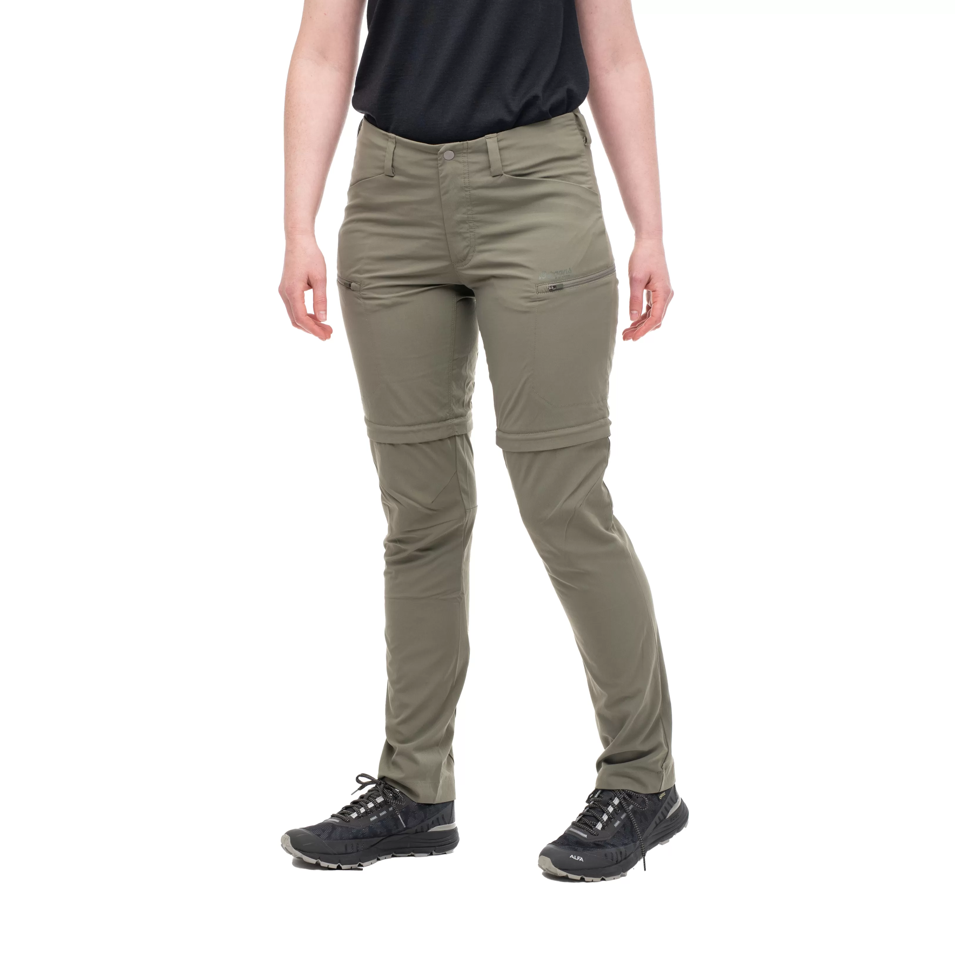 Bergans Utne ZipOff W Pants - ^Women Softshell pants | Hiking pants