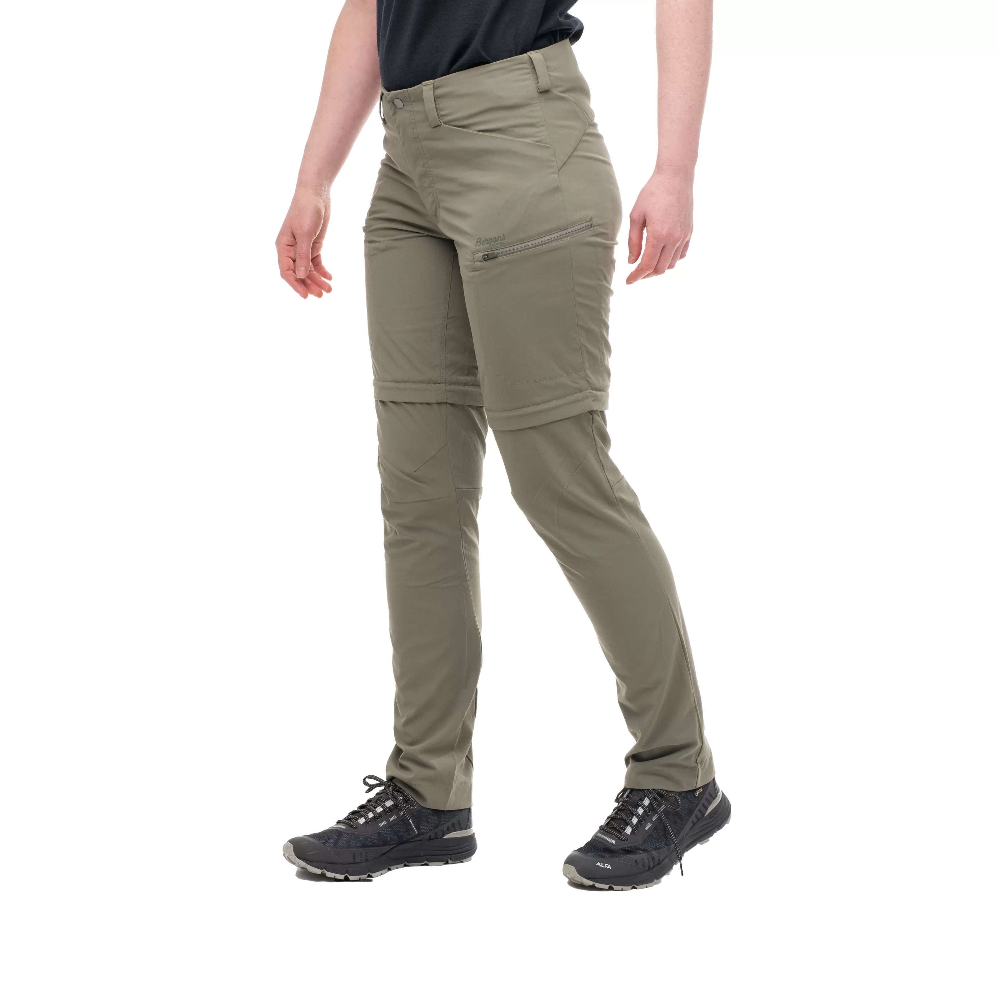 Bergans Utne ZipOff W Pants - ^Women Softshell pants | Hiking pants