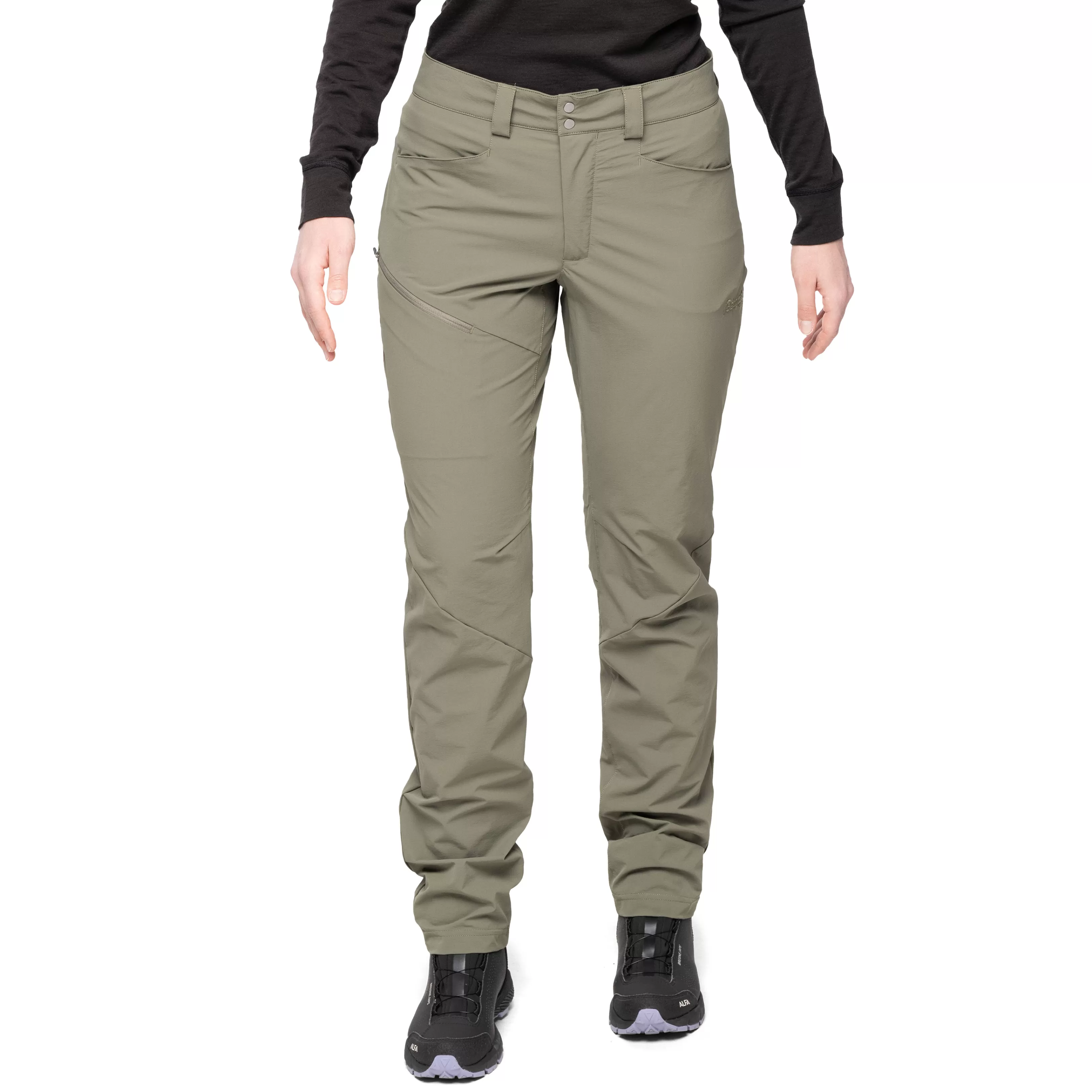 Bergans Vandre Light Softshell Pants Women - ^Women Softshell pants | Hiking pants