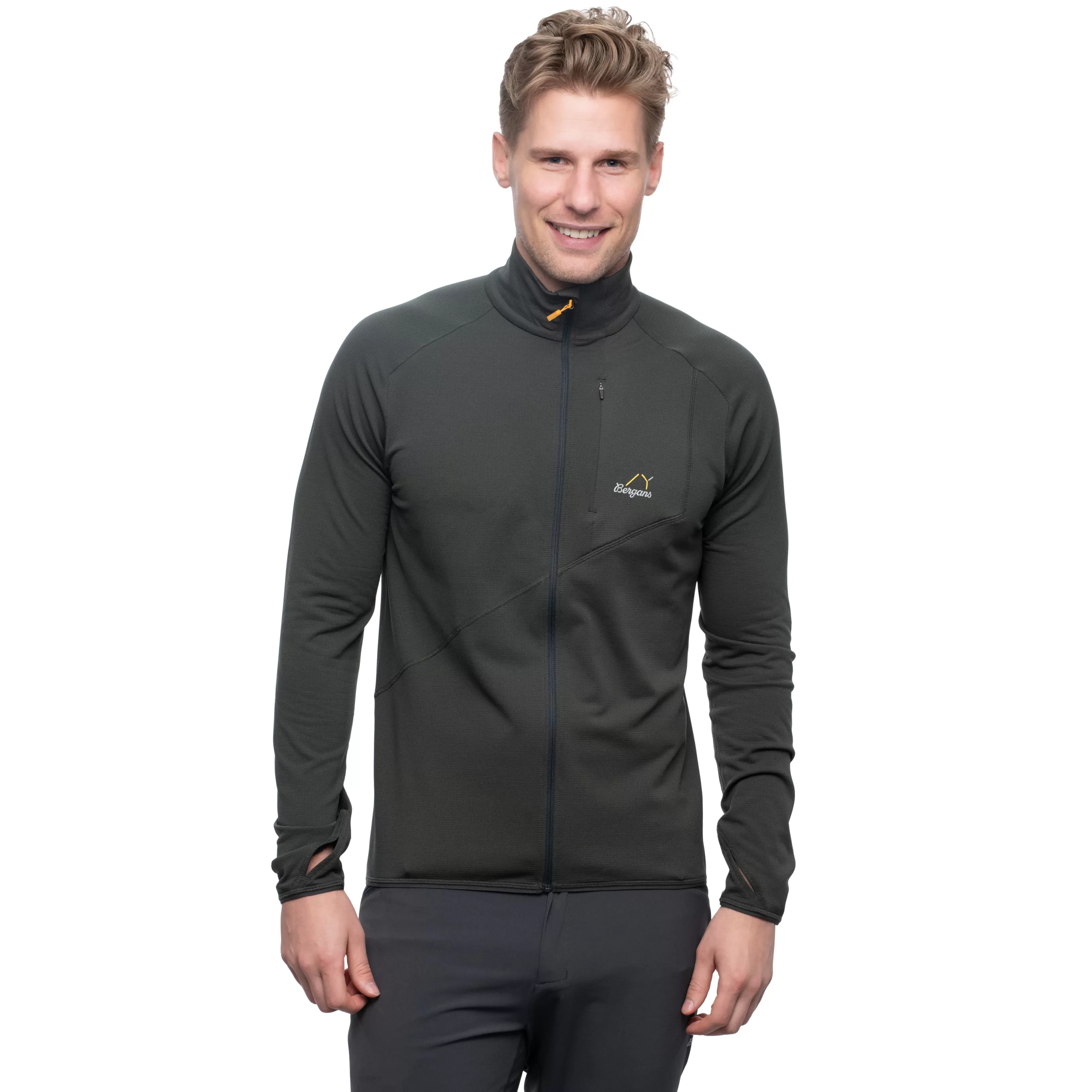 Bergans Y LightLine Essence Midlayer Jacket Men - ^ Fleece