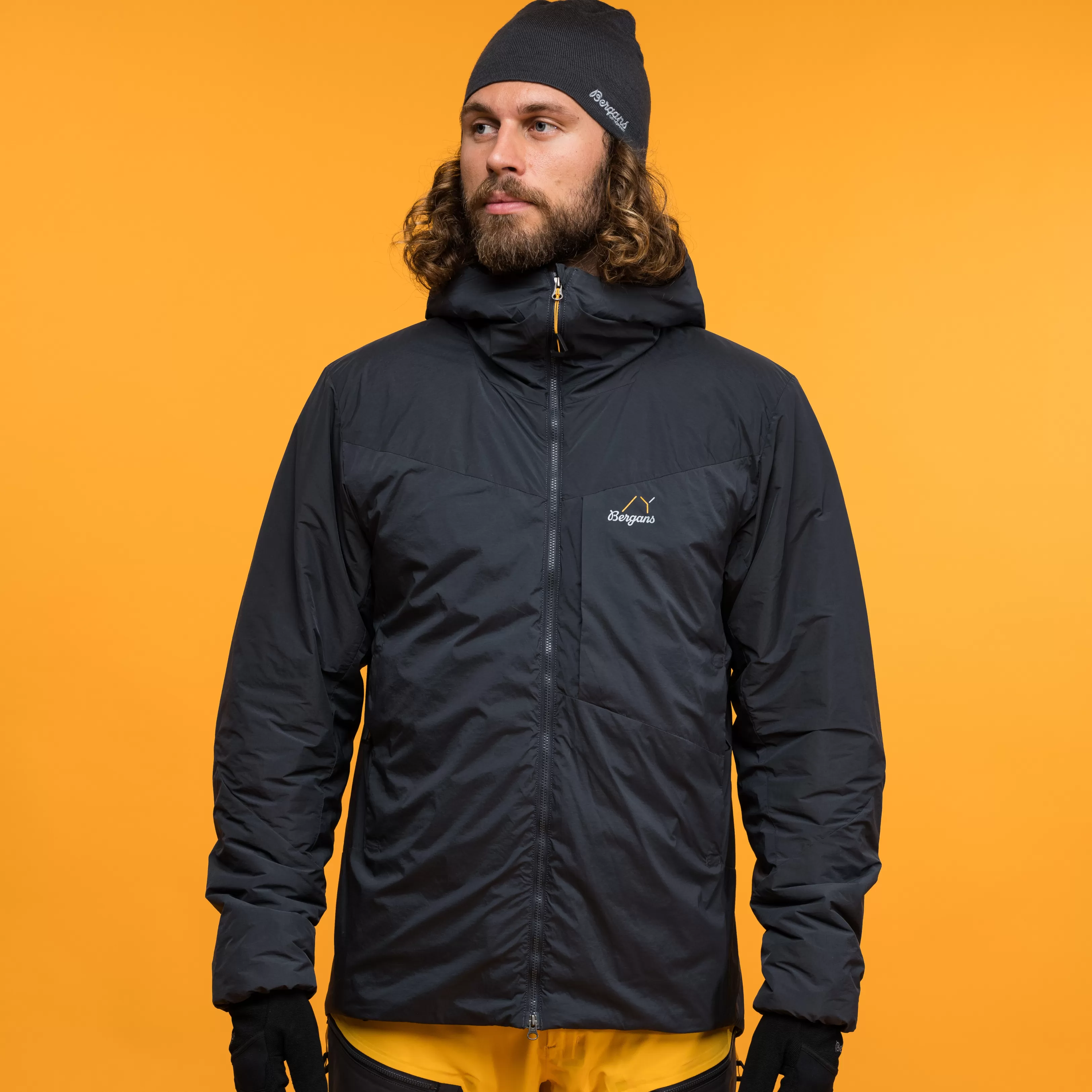 Bergans Y MountainLine Insulated Windbreaker Jacket Men - ^ Softshell jackets | Insulated jackets